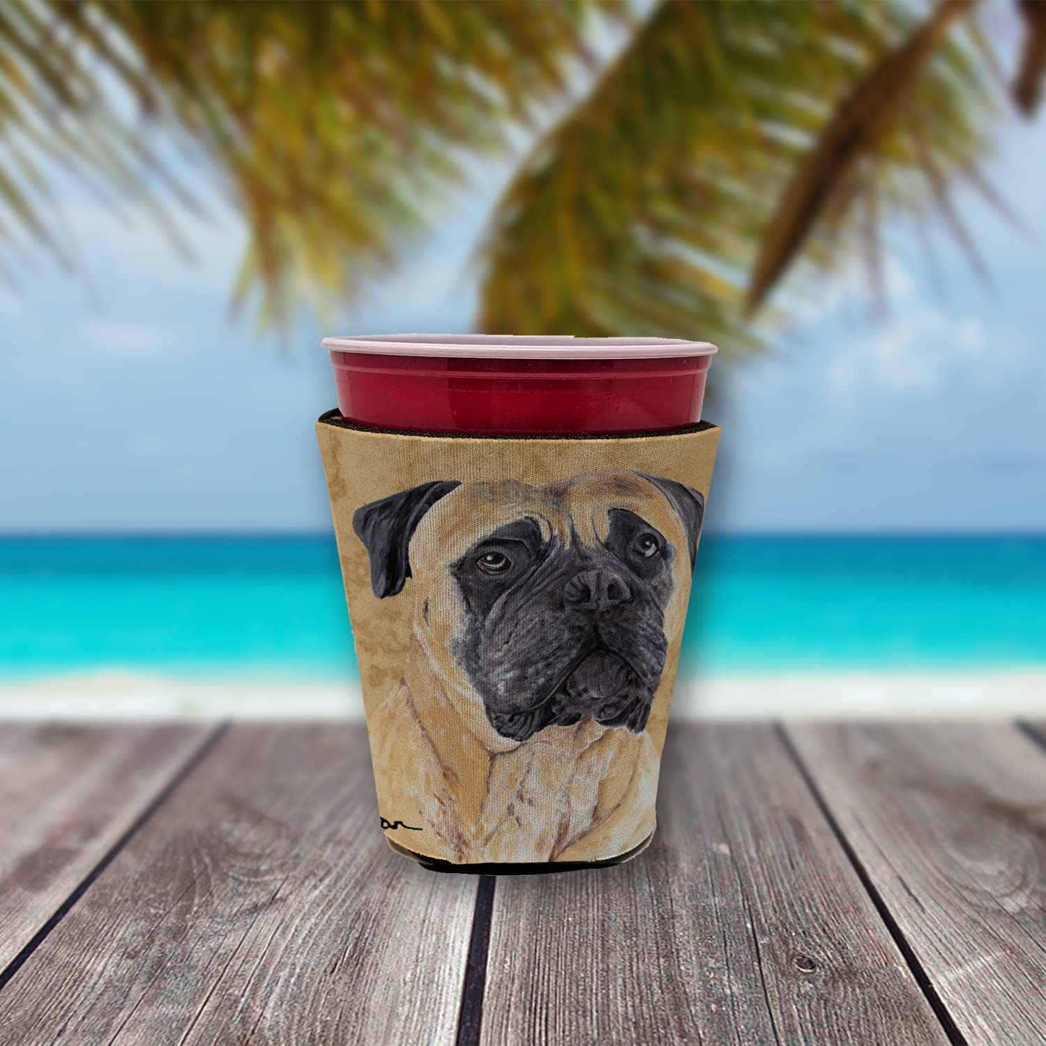 Mastiff Red Solo Cup Beverage Insulator Hugger
