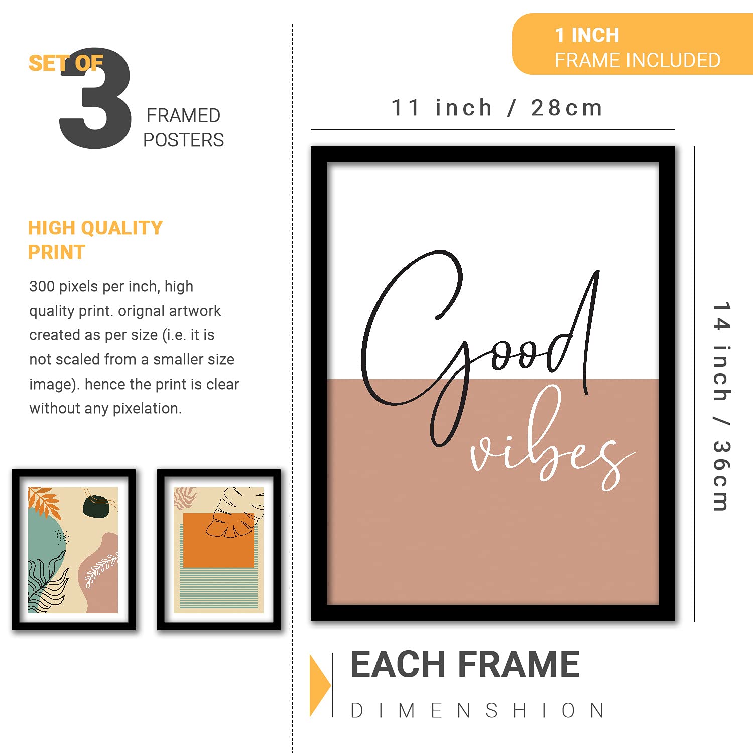 Bangerz Modern Art Framed Wall Posters / Paintings With Frame For Home Living Room And Bedroom - Wall Paintings / Hangings - Fra