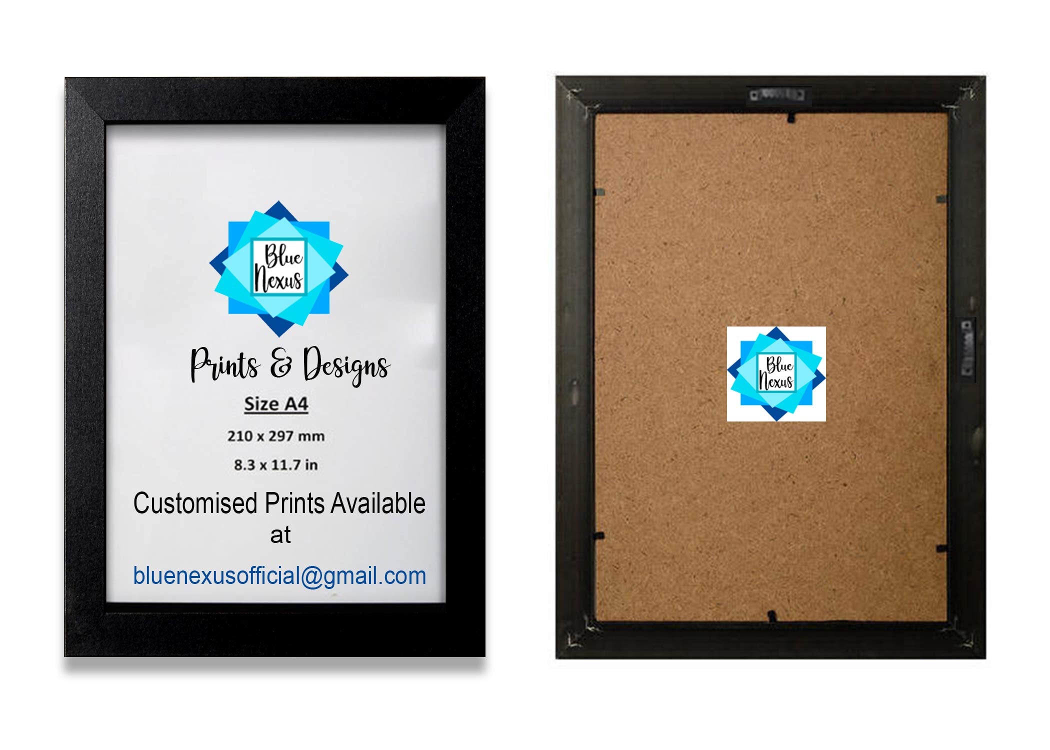 Blue Nexus Bnwpm131 Peace Out Minimalistic Science Fiction Wall Poster With Frame (Multicolor, Medium)