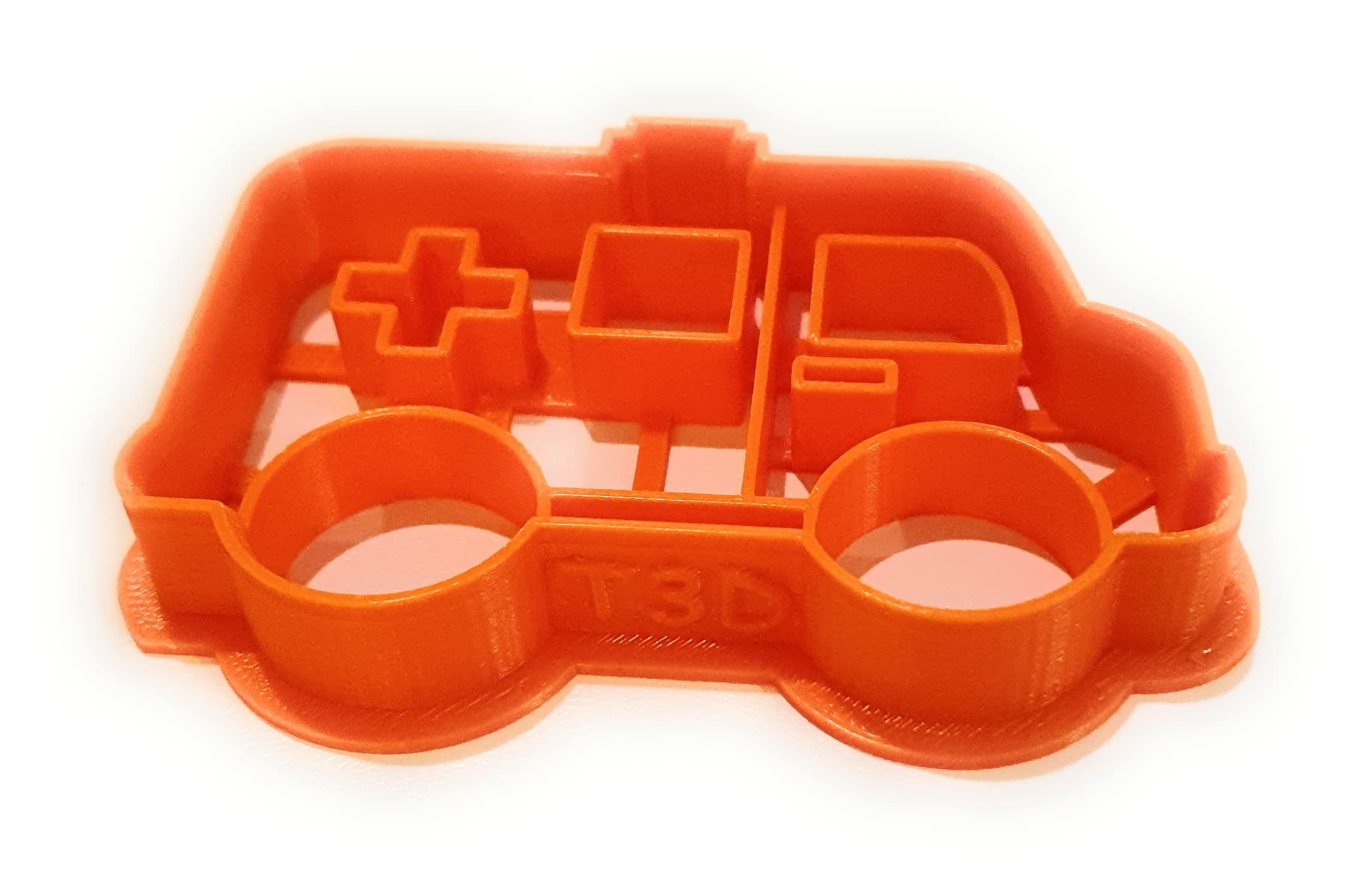 T3D Cookie Cutters Ambulance Cookie Cutter , Suitable For Cakes Biscuit And Fondant Cookie Mold For Homemade Treats, 3.59 Inches