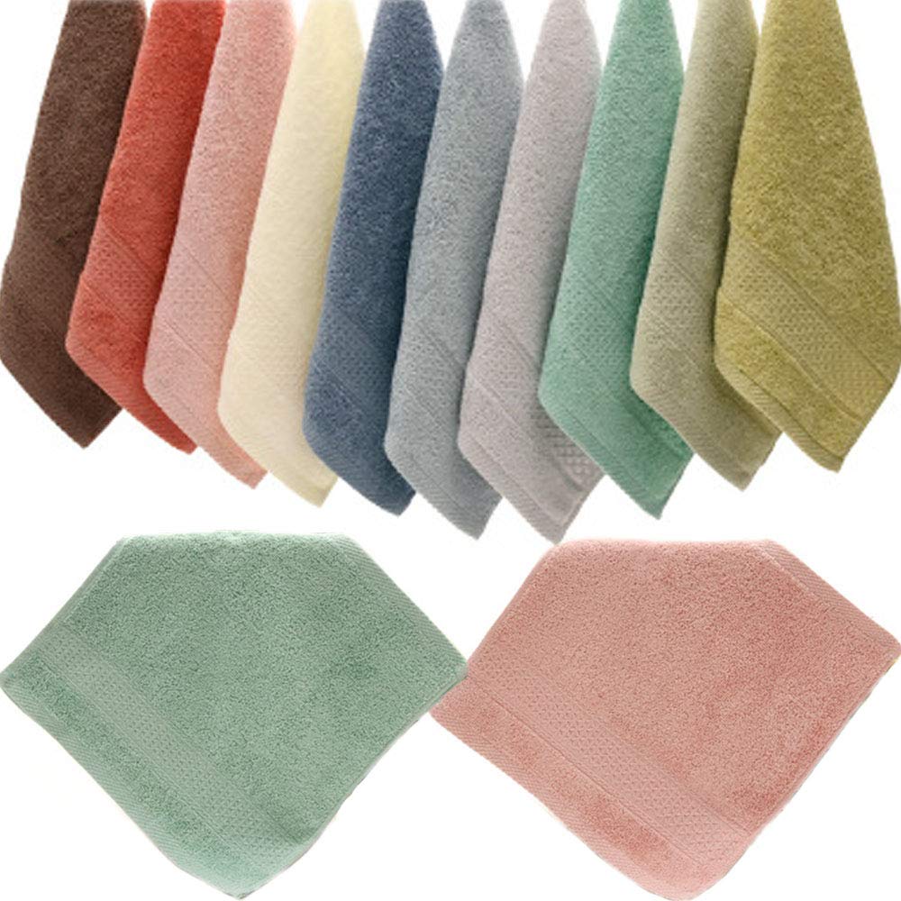Yanqinqin 12-Pack Face Towels,Multi-Color Soft Washcloth 35 * 35Cm (1)