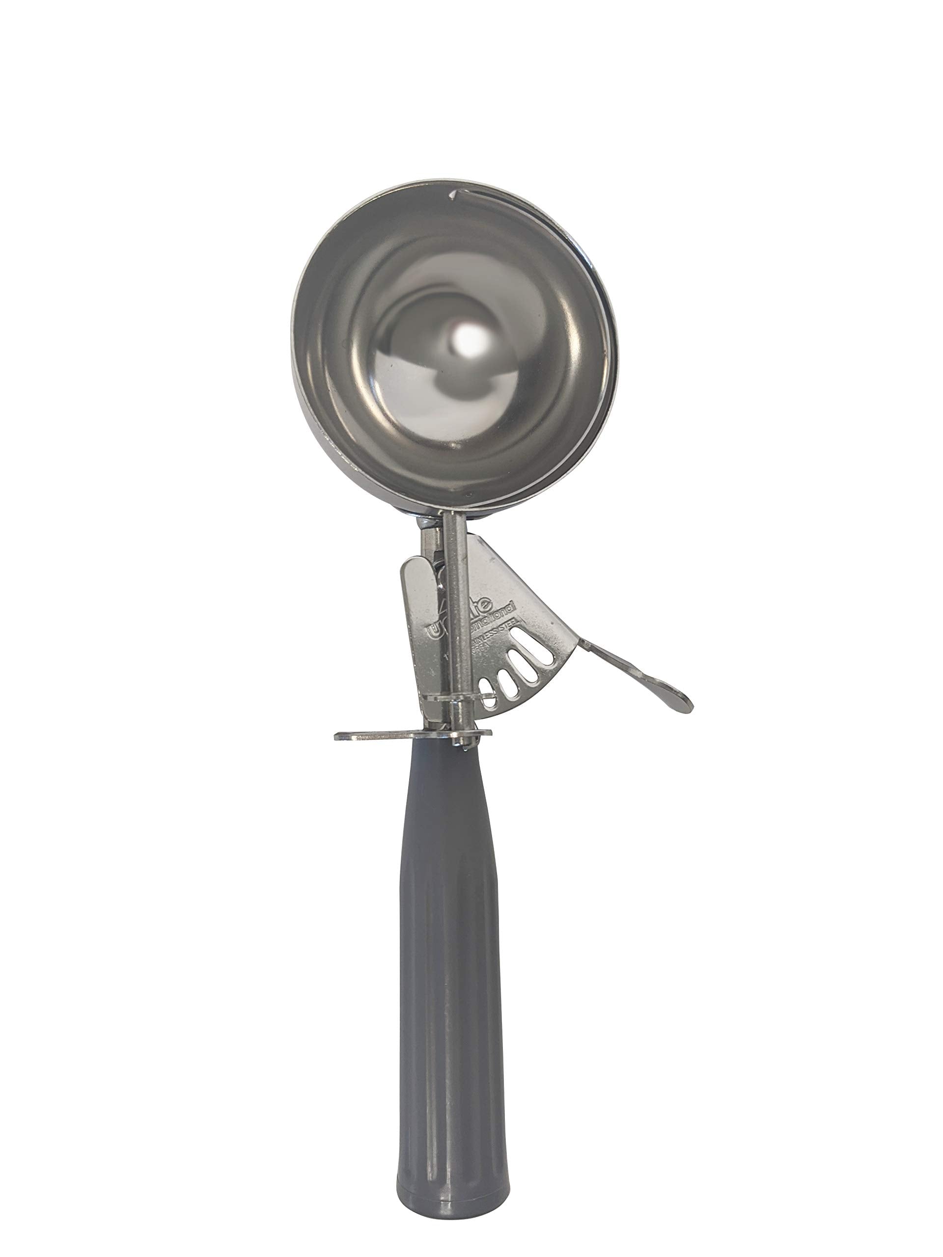 Update International (Dp-8) 4 Oz Stainless Steel Disher,Grey