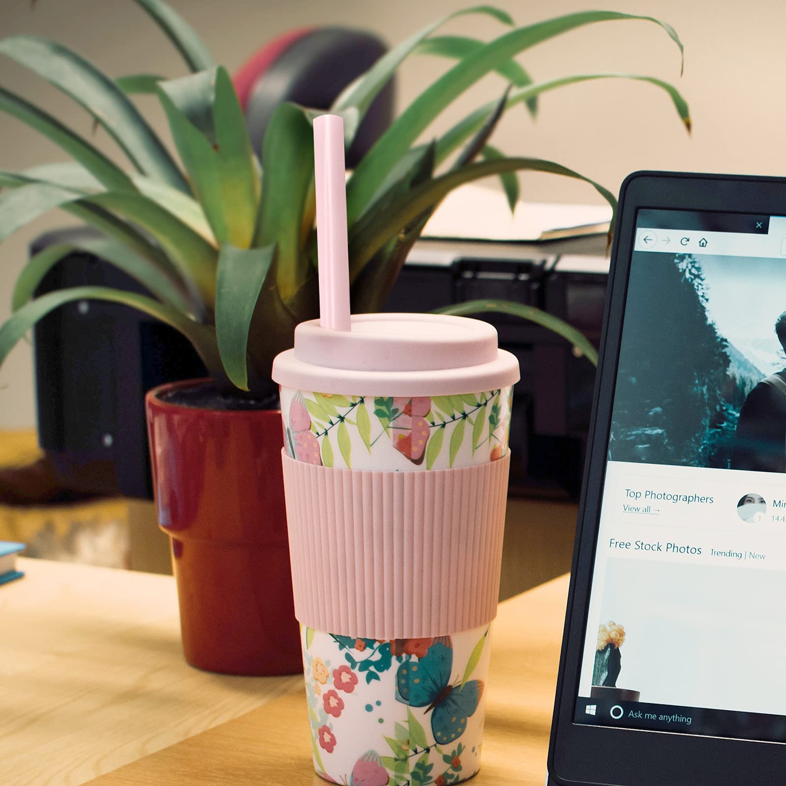 Daily Treasures 14Pcs Silicone Drinking Straws, 3 Sizes Reusable Silicone Straws Straight With 2 Bags & 2 Brushes-Reusable Boba