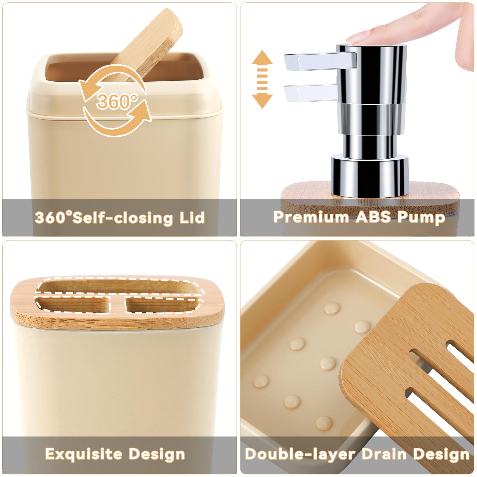 Beige Bathroom Accessories Set With Glitter Shower Curtain And Rugs,Bathroom Sets With Extra Soft And Absorbent Bath Rugs Sequin