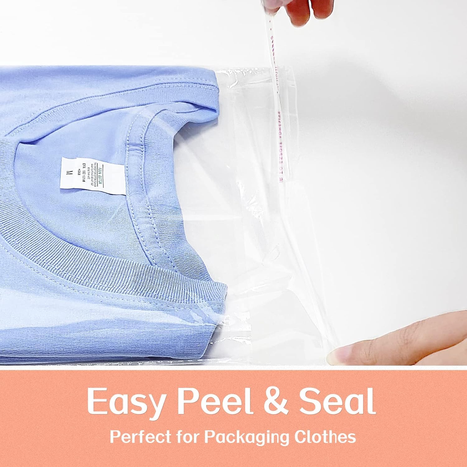 Sssg Krum Packing Clear Bags Transparent Pouches For Garments Clothes Saree Shirt Etc Self Adhesive Bopp Bags Seal Bag For Multi