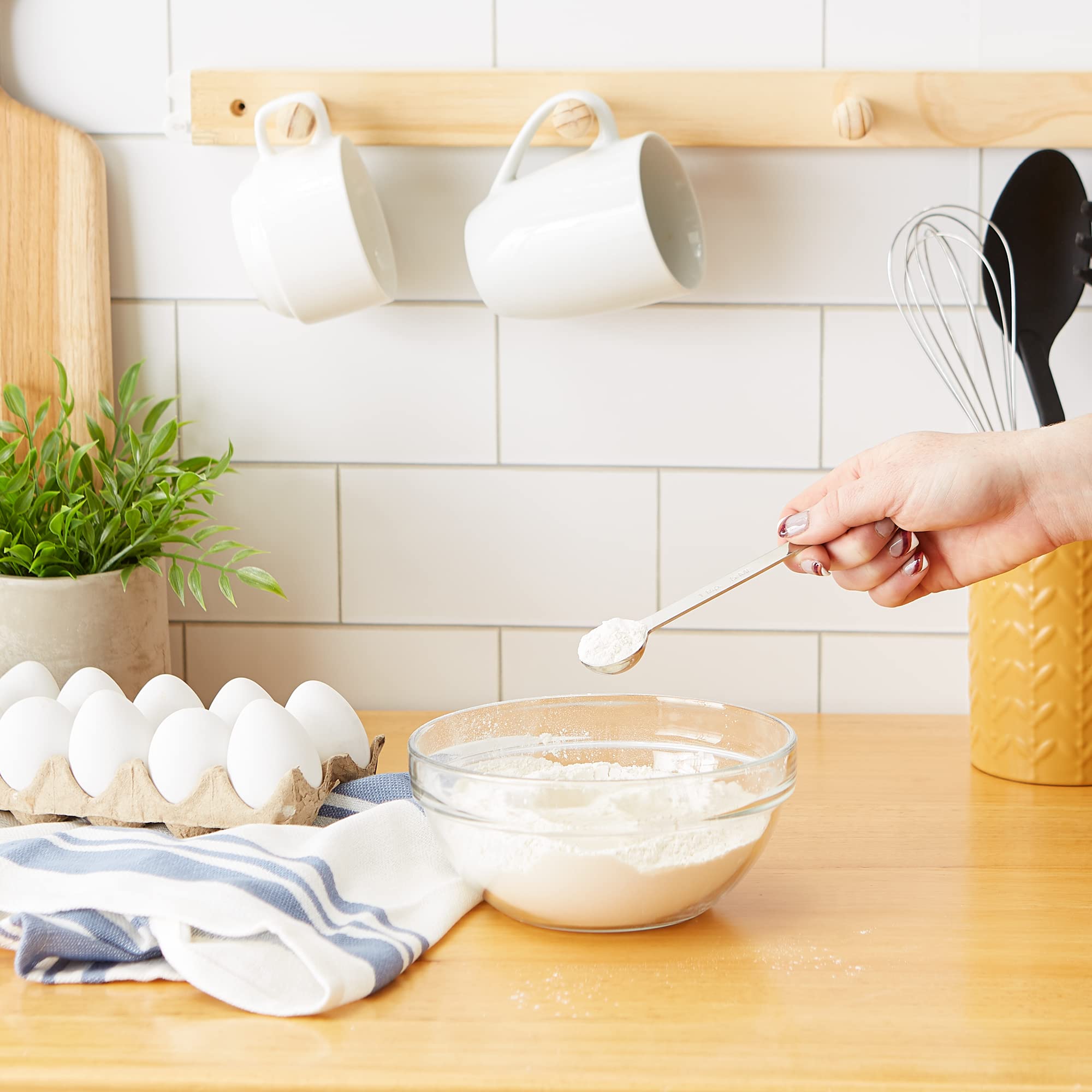 Rsvp International Endurance Kitchen Collection Open Stock Measuring Spoon, Stainless Steel, Dishwasher Safe, 1-Teaspoon