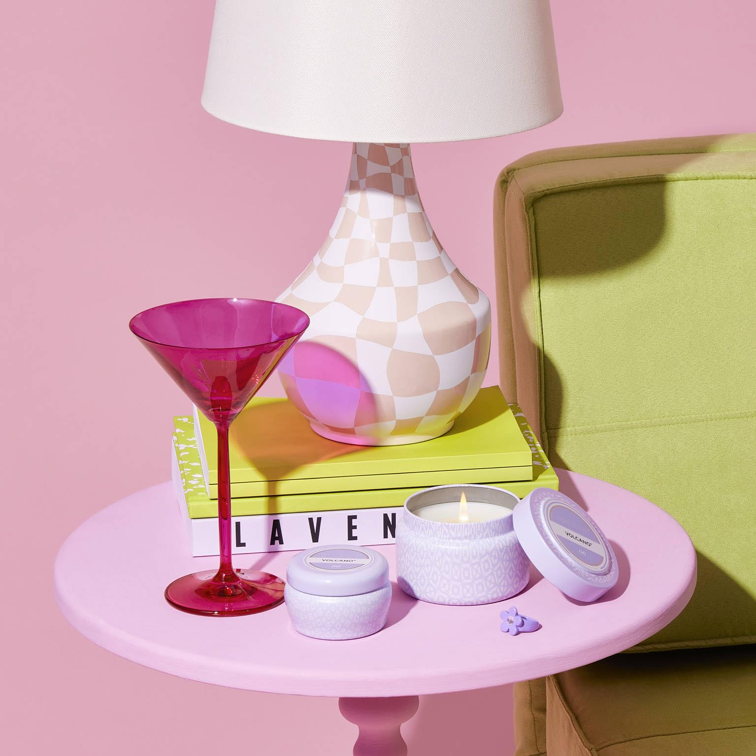 Capri Blue Volcano Printed Travel Tin Jar Candle - Luxury Candle with a Long Lasting Soy Wax Blend - Scented with Tropical & Fru