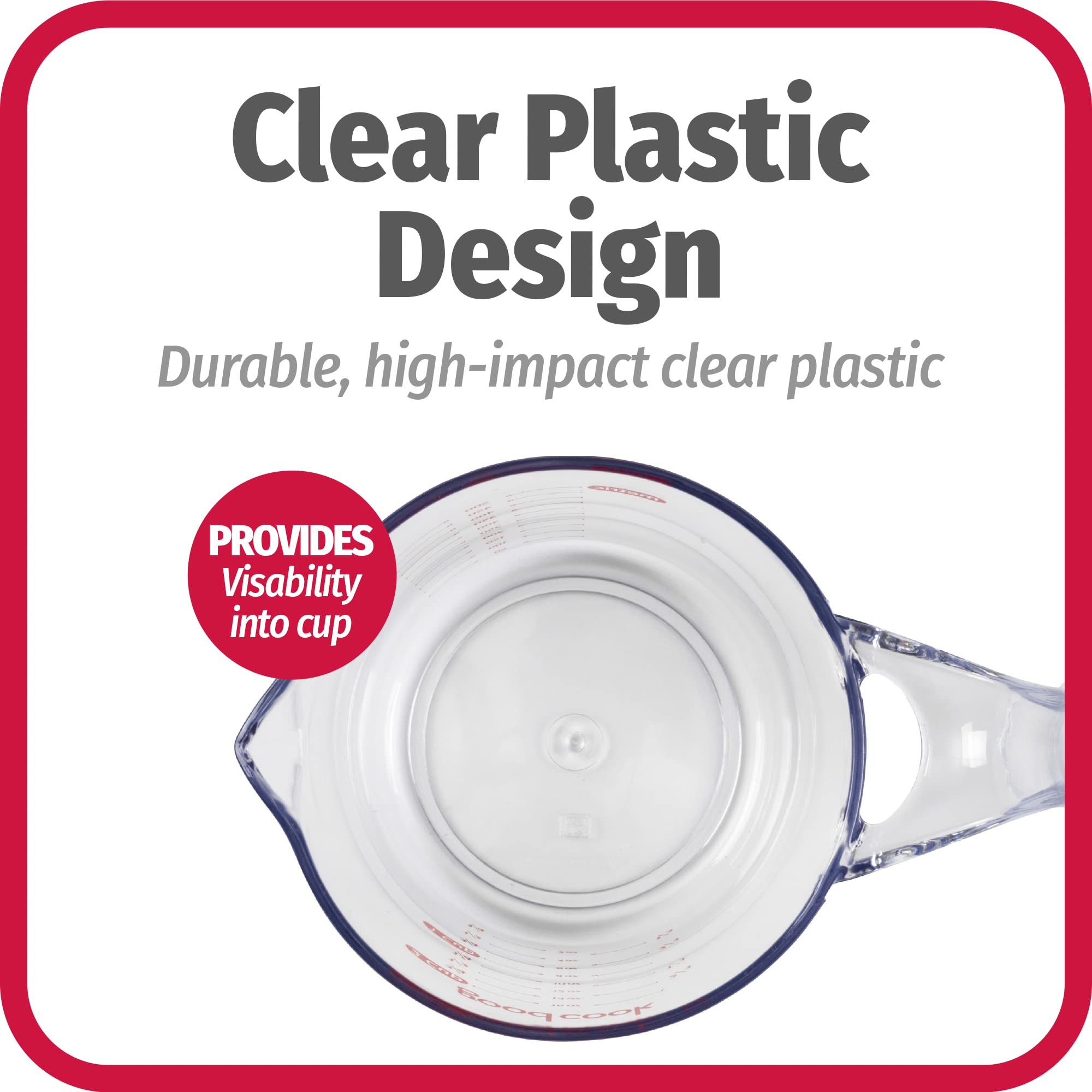 Good Cook 19864 2 Cup Poly Measuring Cup
