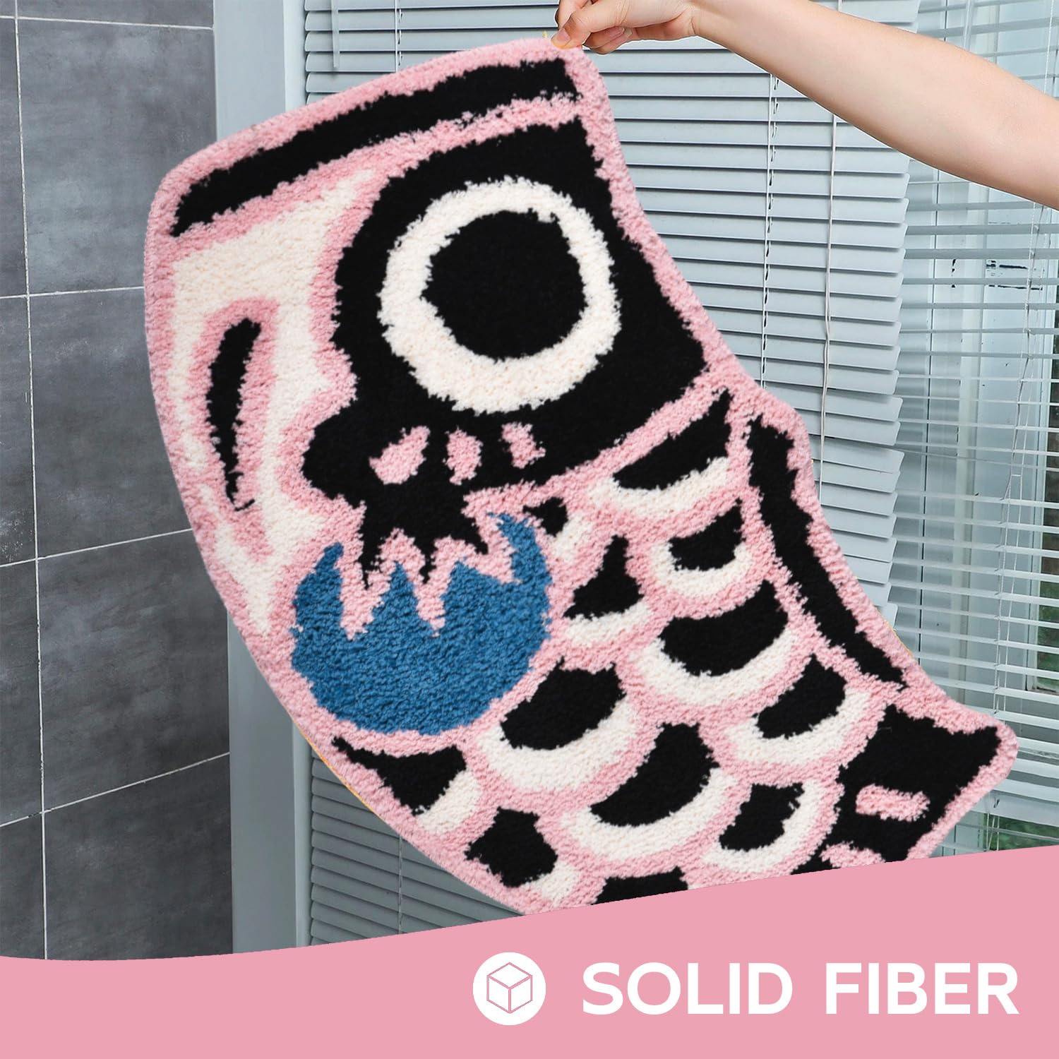 Cute Fish Bath Rug Mat Soft Non-Slip Bathroom Rug Japanese Style Koi Flag Floor Carpet For Shower Room, Water Absorbent Indoor M