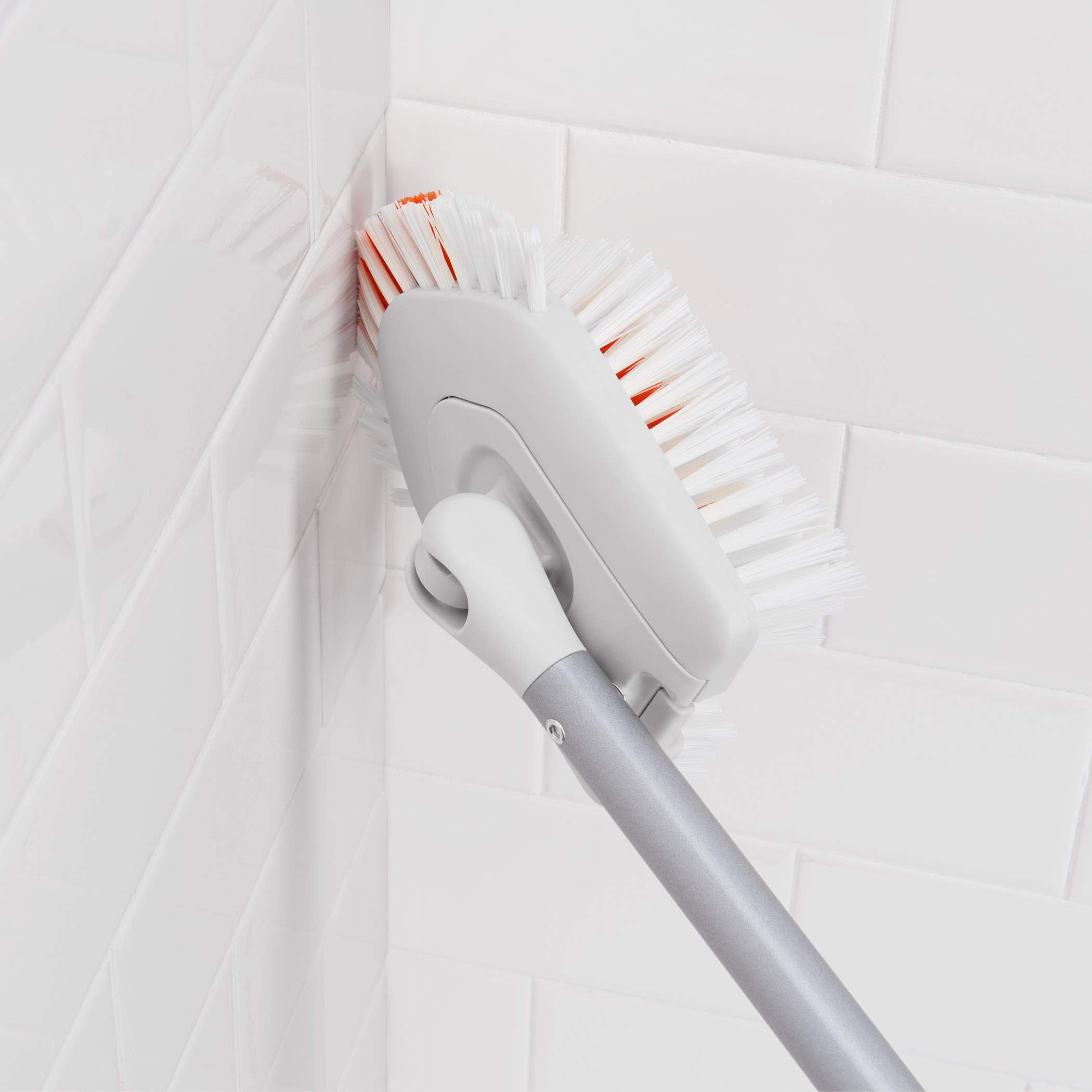 OXO Good Grips Extendable Tile & Tub Brush Refill - One Size, White, Model 12166100