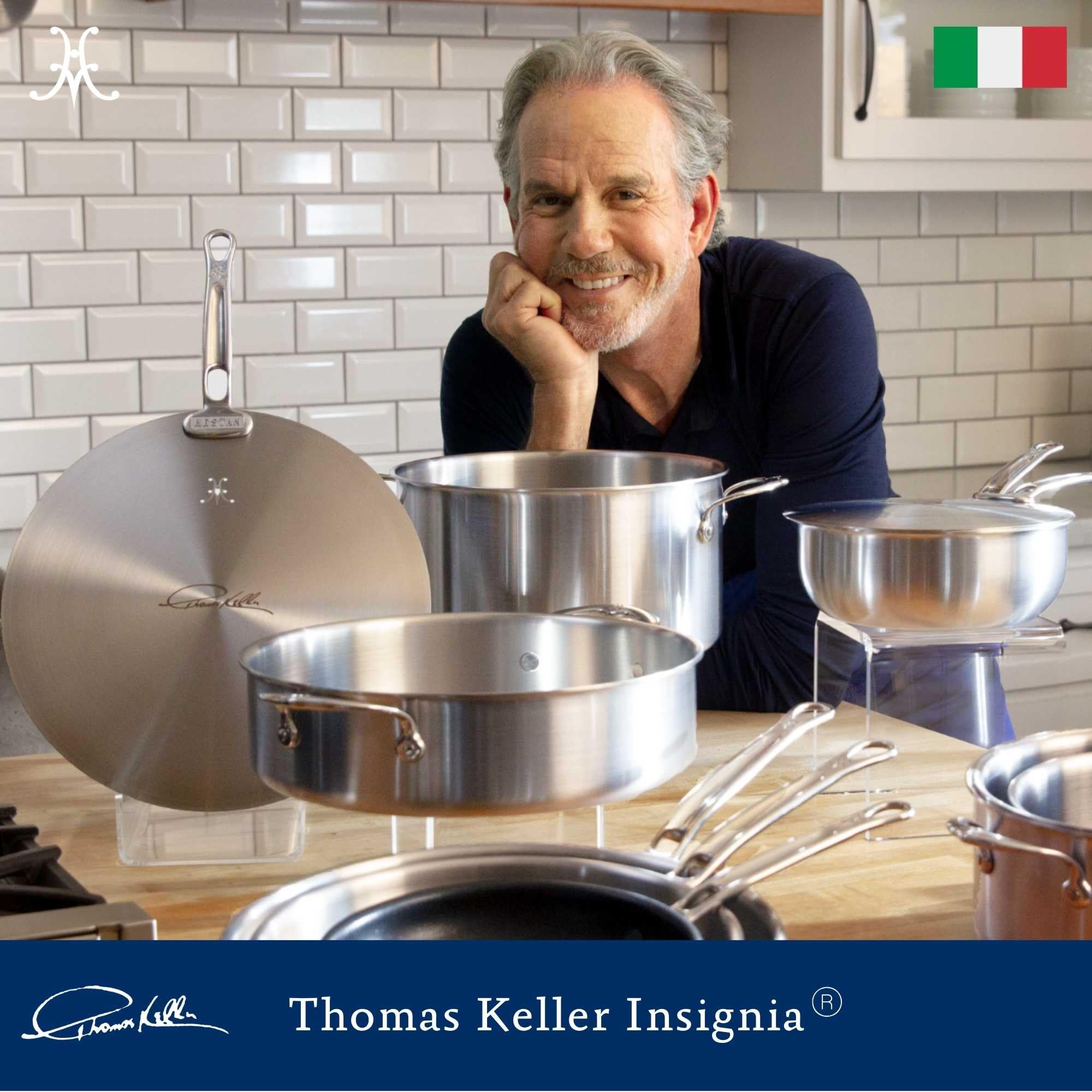 Thomas Keller Insignia By Hestan - Stainless Steel Sauce Pot, Induction Cooktop Compatible, 3 Quart
