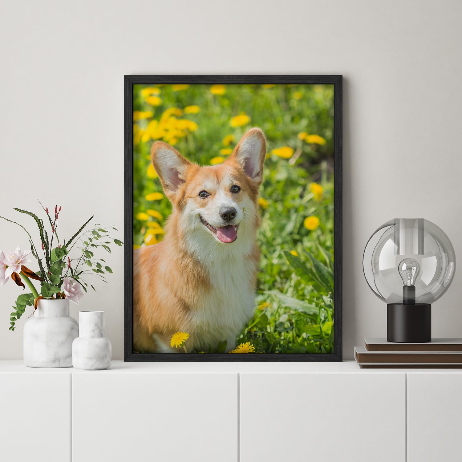 Nwt Custom Framed Poster Prints With Your Any Photos, Personalized Canvas Pictures For Wall To Print Framed - 11''X14'' Black