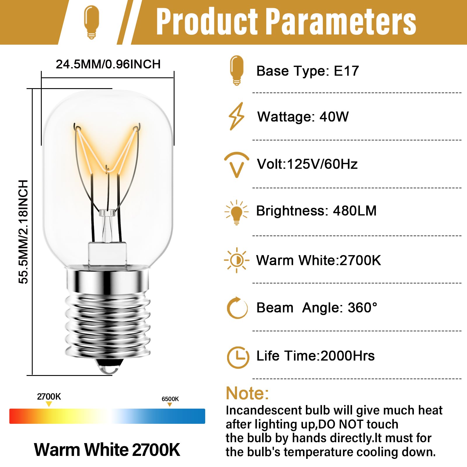 Light Bulb Fits For Whirlpool Microwave Oven,Compatible With Whirlpool Maytag Ge Amana Over The Range Hood Microwave,Dimmable 12