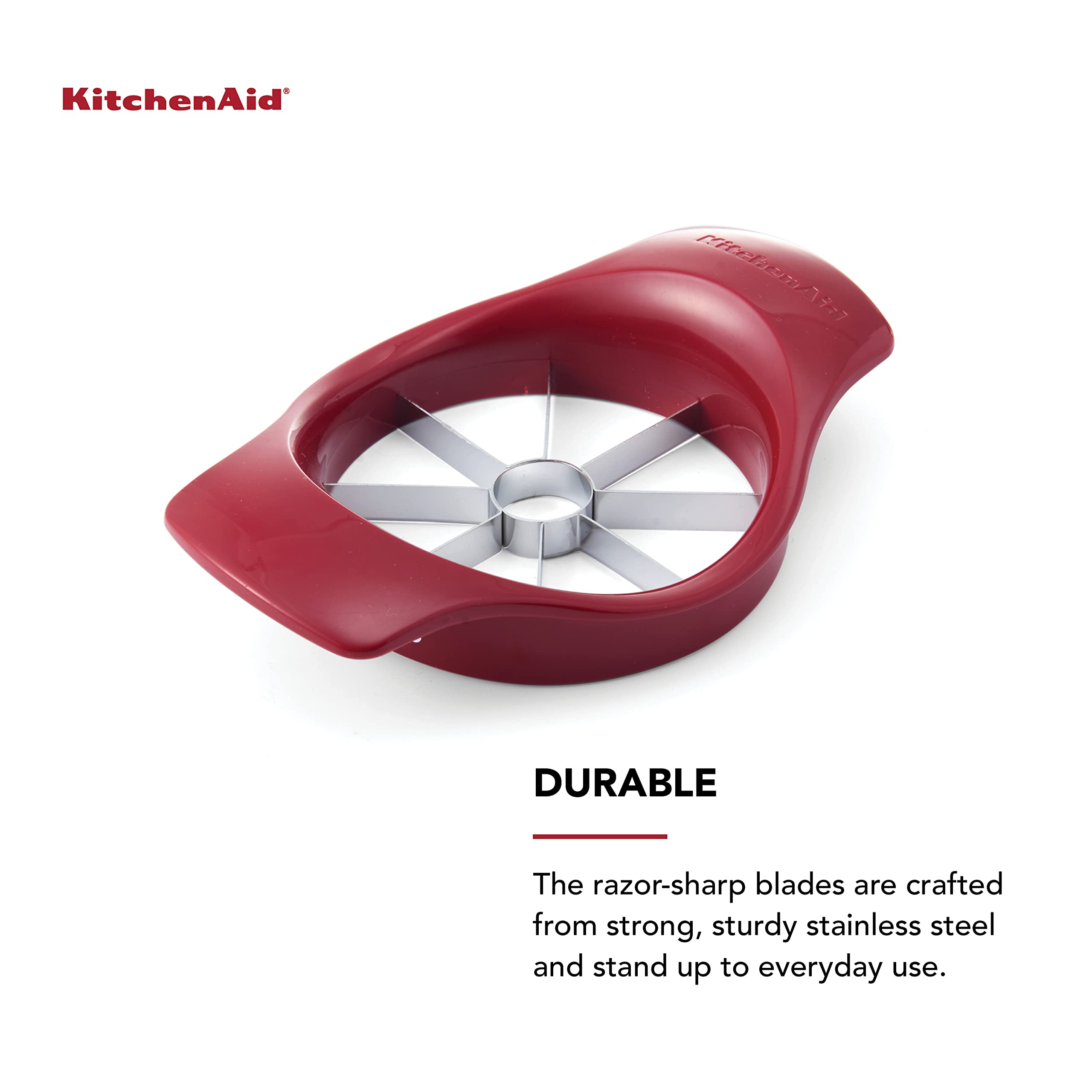 FRUIT SLICER ABS/SS RED (Pack of 1)