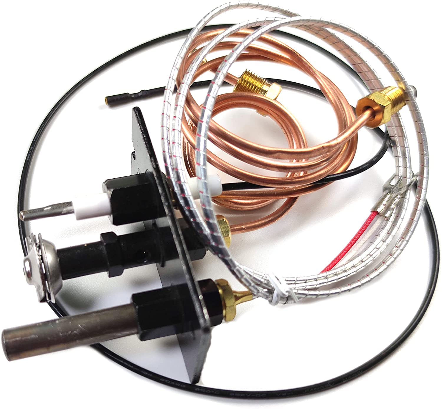 Viefow SRV10002264 3-Way Pilot Assembly Replacement for Majestic, Temco, Vermont Castings, HHT, Dutchwest, Monessen Fireplaces & Stoves