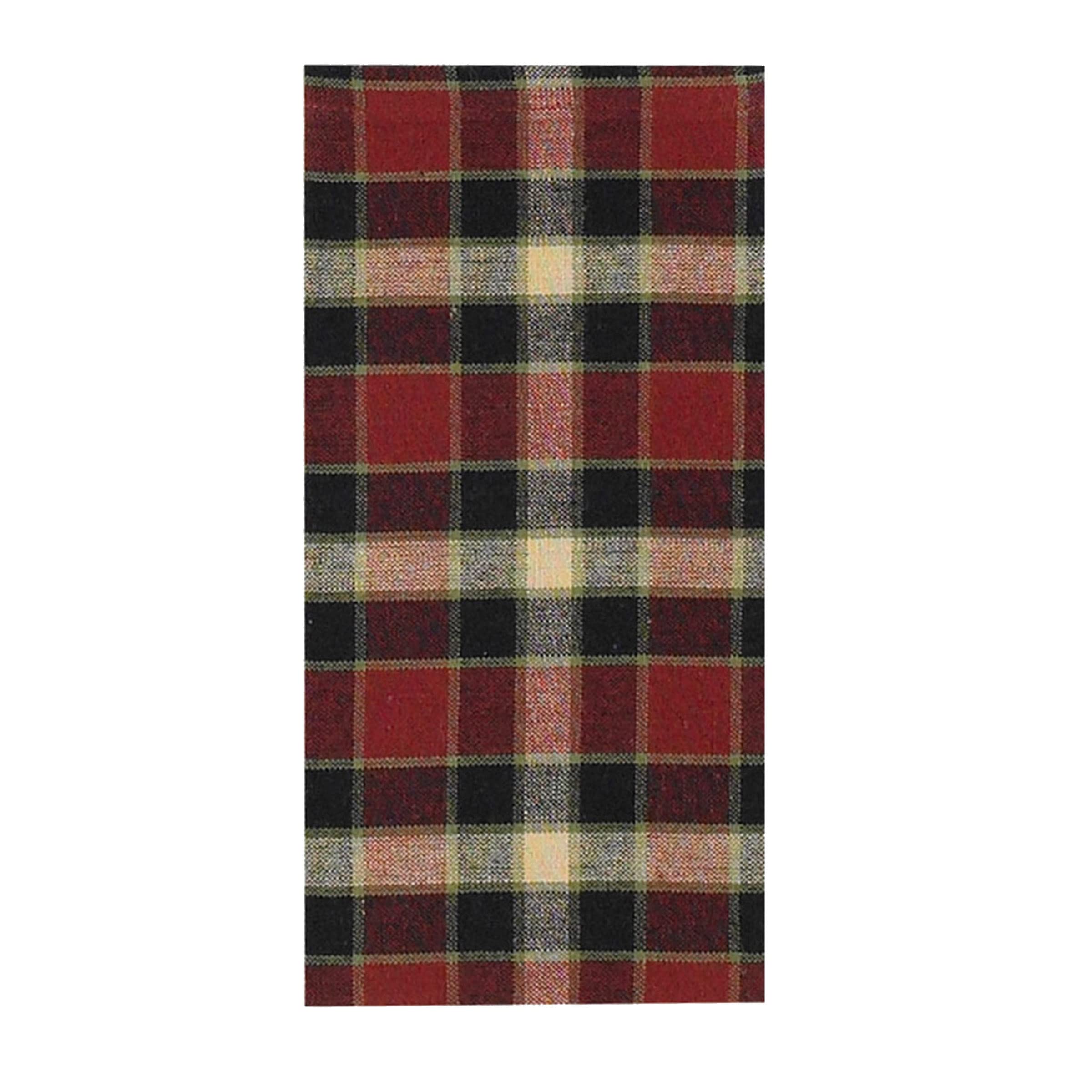 Park Designs Red Concord Black Bear Napkin Set of 4