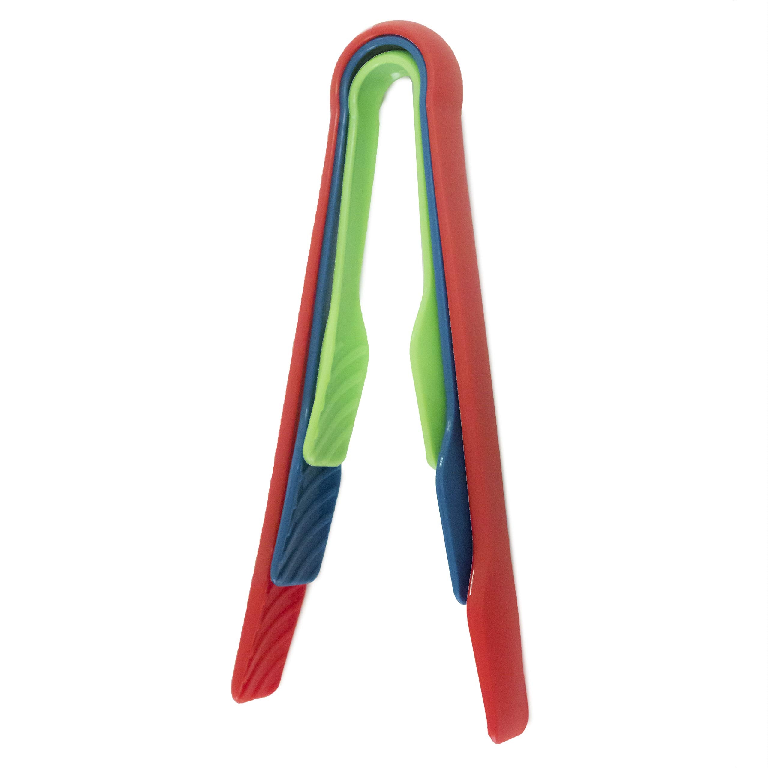 Norpro , 10'' X 8'' X 6'', Multi Colored Set Of Tongs