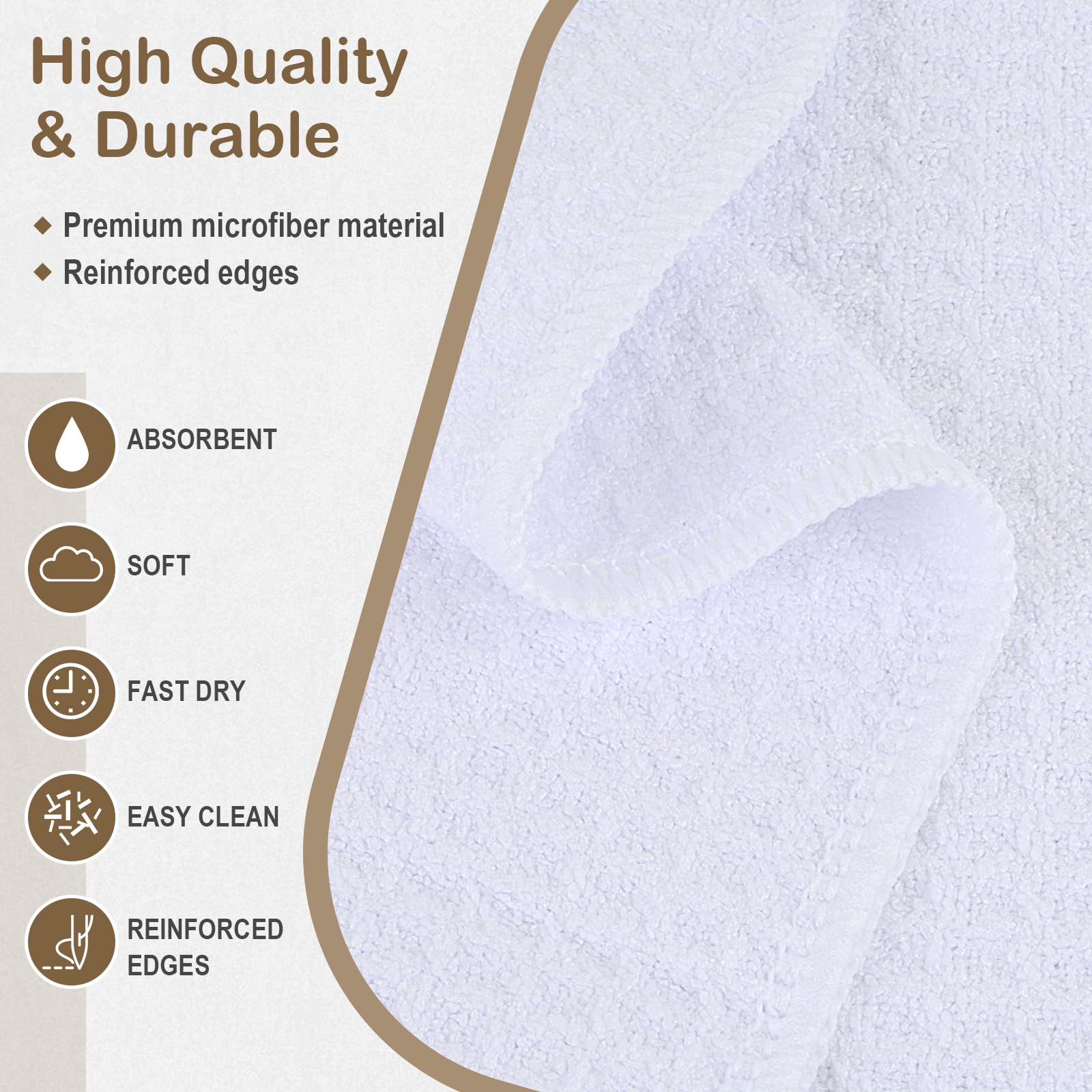 Sinland Kitchen Towels Premium Sublimation Blank Towels Fast Drying Tea Towel Polyester Dish Towels For Drying Dishes 16 Inch X