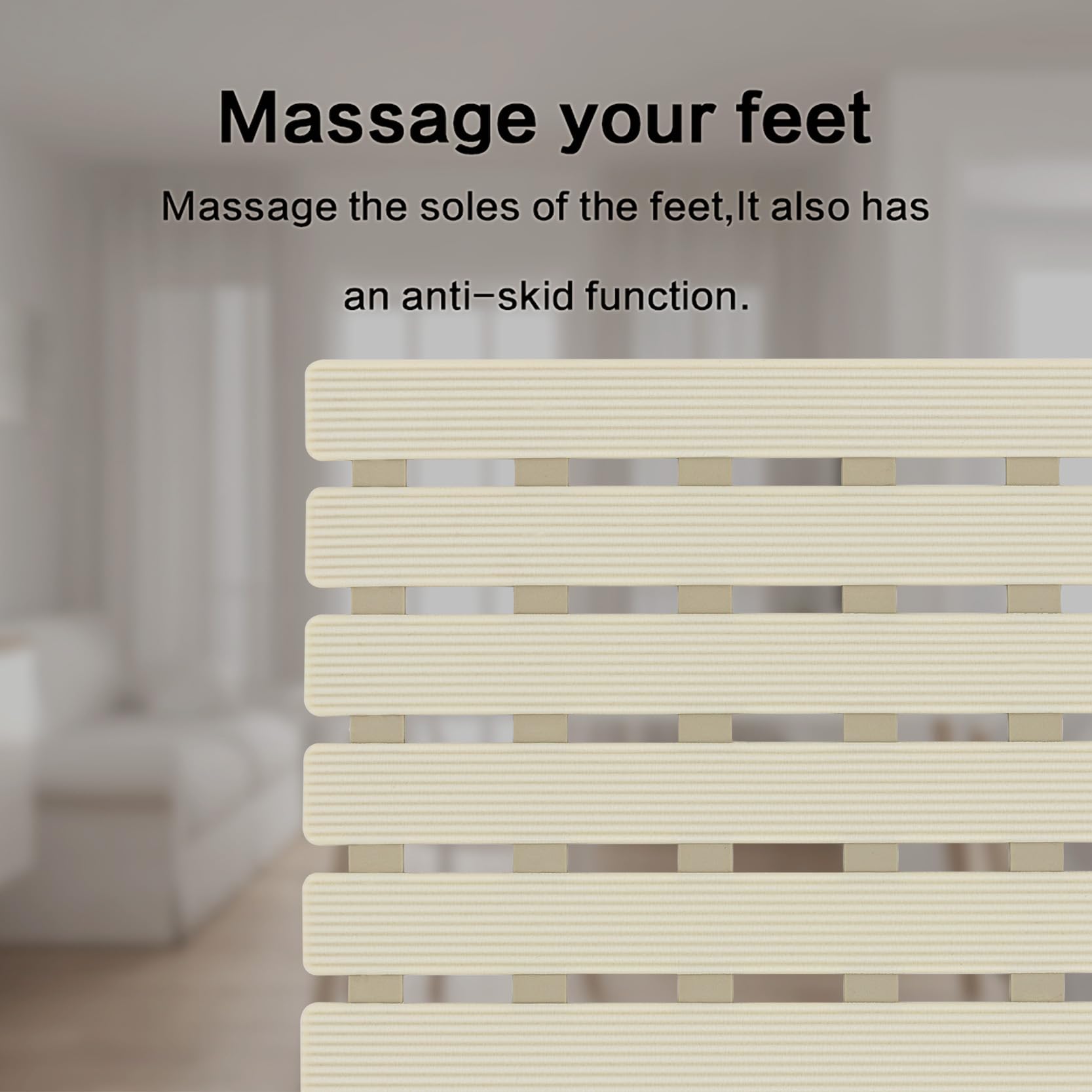 Bemiso Shower Mat Non Slip Bathtub Mat With Suction Cups And Drain Holes 37.4 X15.7 Inch Bath Mat For Tub & Shower.Easy Dry,Easy