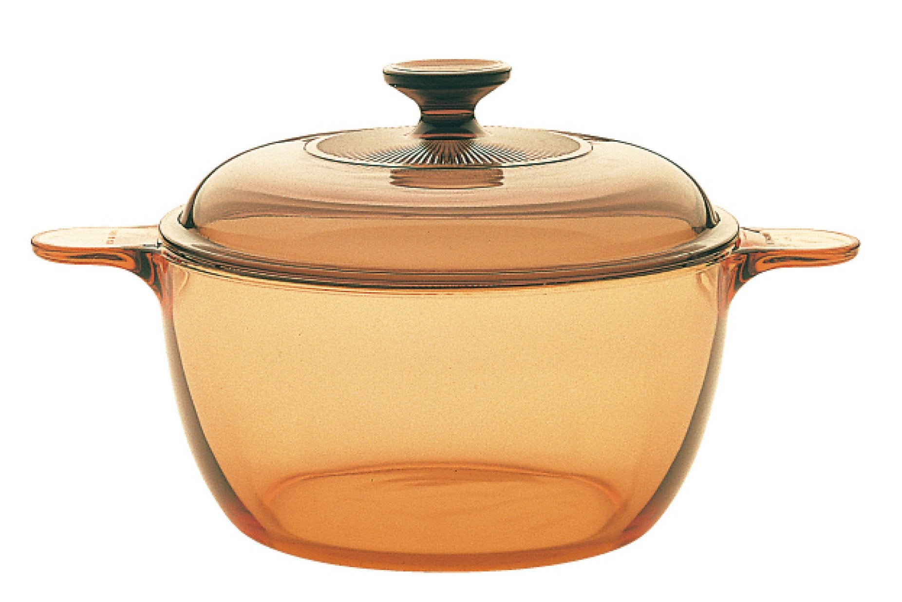 Visions 1.5 Litre Pyroceram Glass Cookpot With Glass Cover, Brown