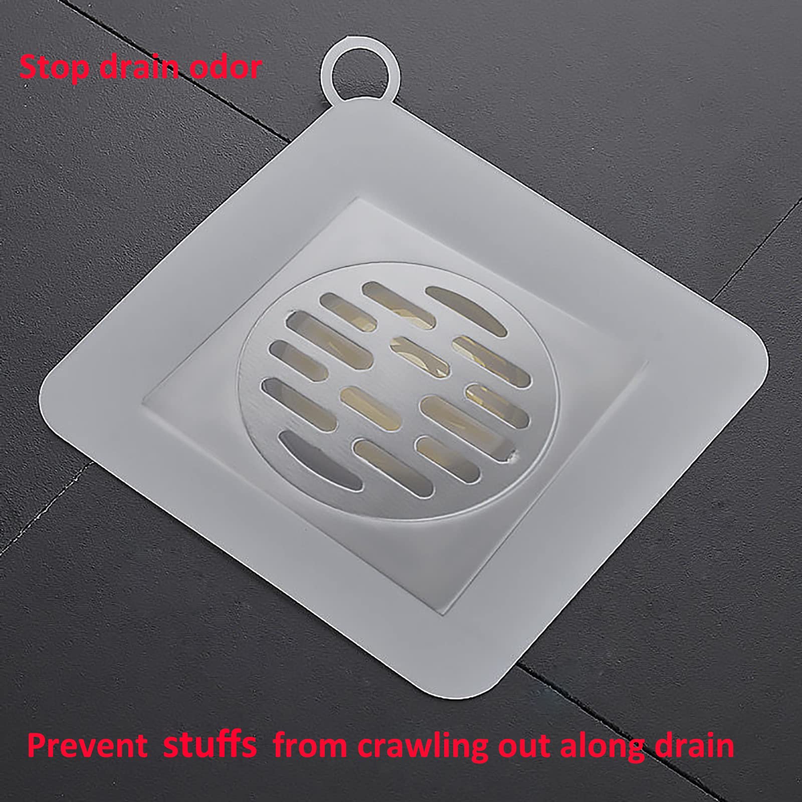 Shower Drain Cover, Silicone Floor Drain Cover, Shower Drain Stopper Matt To Prevent Drain Odor, Rubber Floor Drain Smell Stoppe