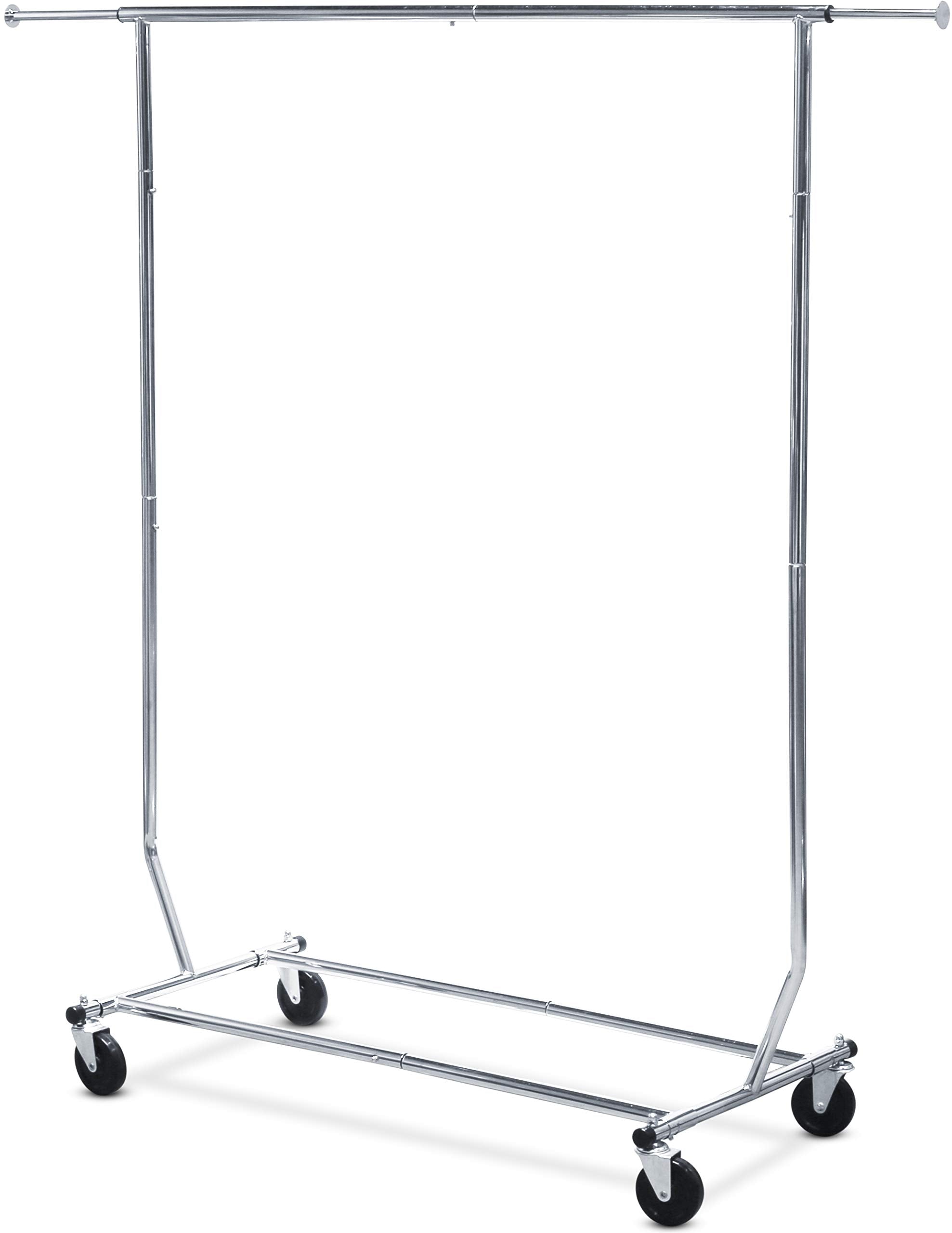 Simple Houseware Supreme Commercial Grade Clothing Garment Rack, Chrome
