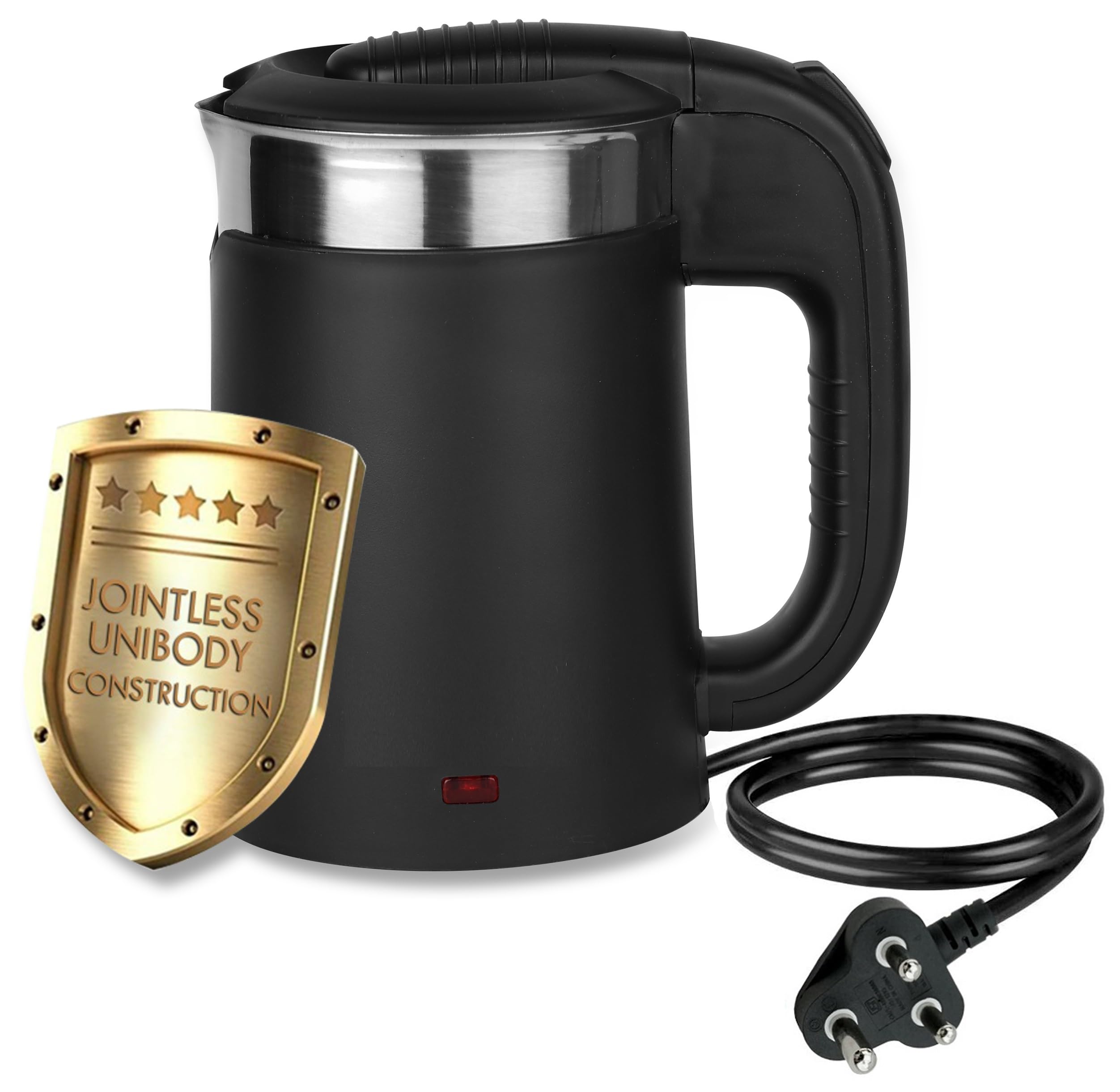 Gionee Brings 1100 Watts 0.5 Liter Double Wall Portable Steel Body Small Electric Kettle For Water/Tea/Coffee/Milk With Fast Boi