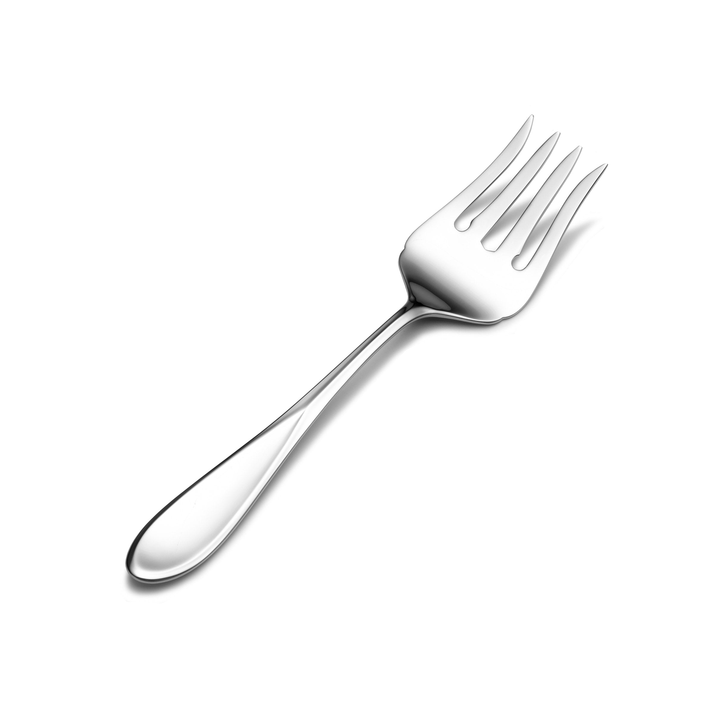 Mikasa Bravo Stainless Steel Large Serving Fork, Silver