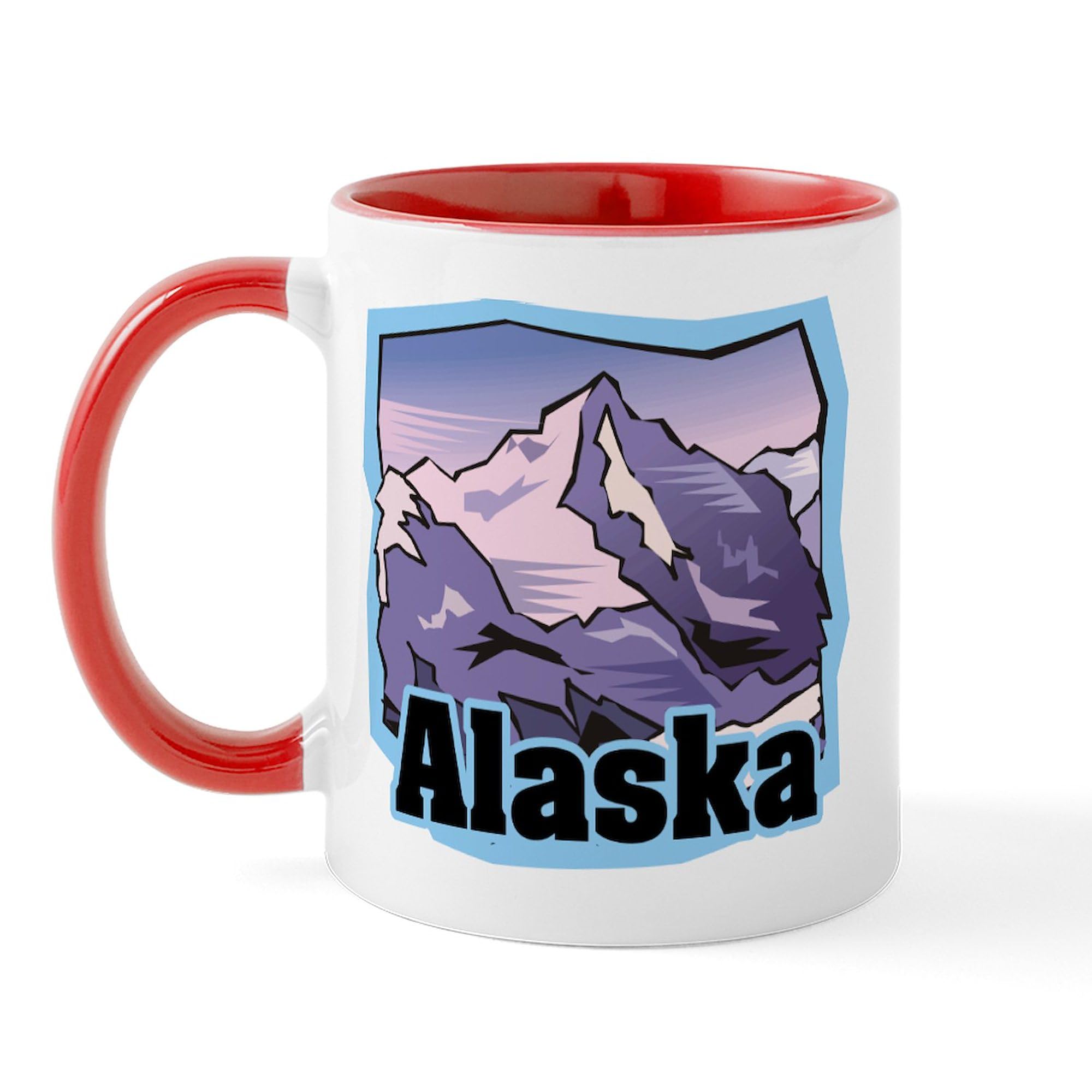CafePress Alaska Mountains Mug 11 oz (325 ml) Ceramic Coffee Mug
