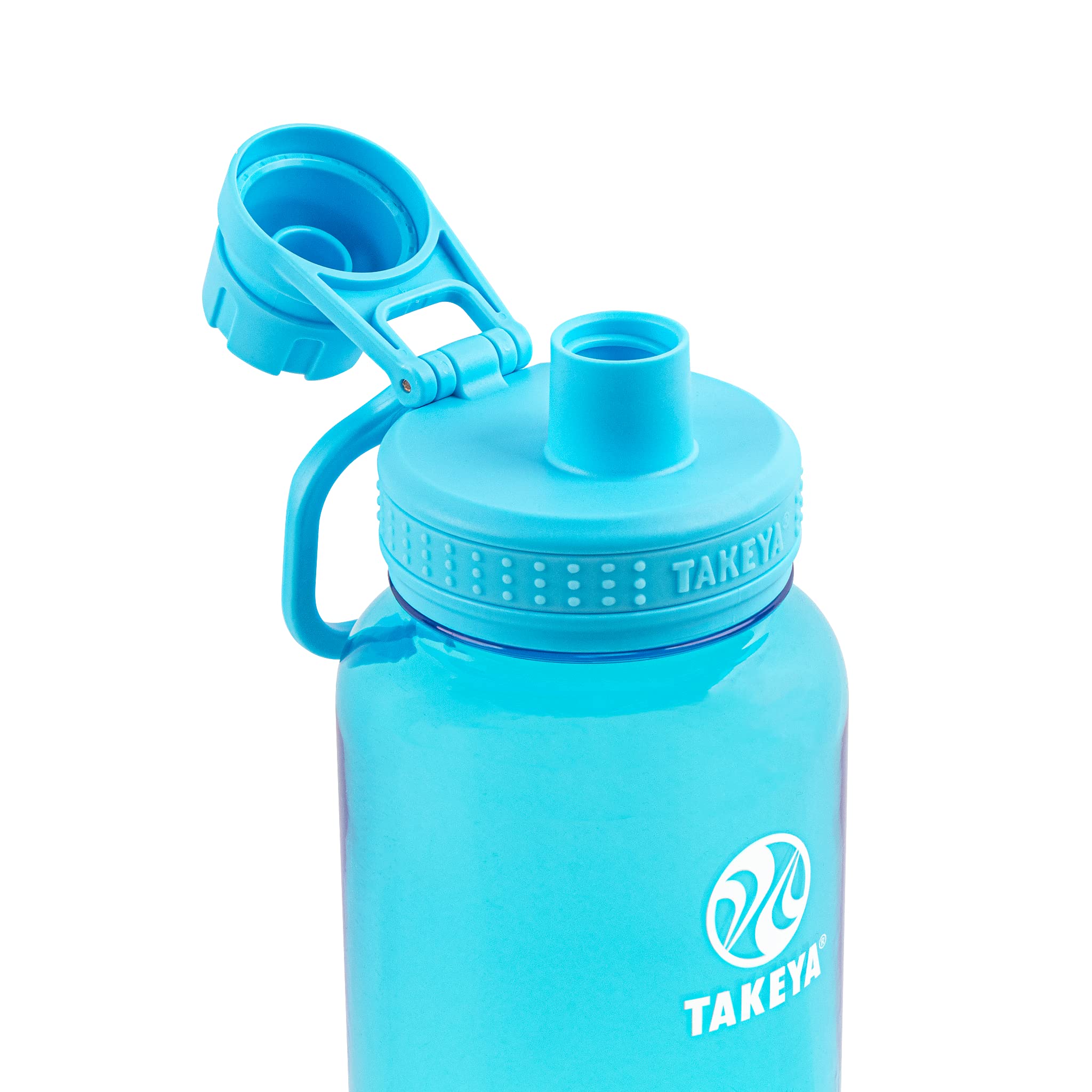 Takeya 885395504056 Tritan Bottle, Spout Lid Breezy Blue 32Oz