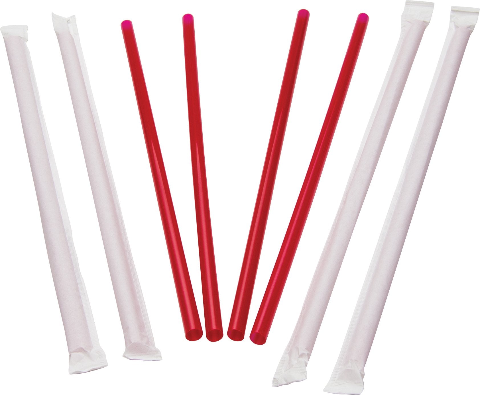 CELL-O-CORE 10.25 Paper Wrapped Red Giant Straw (4 packs of 300)