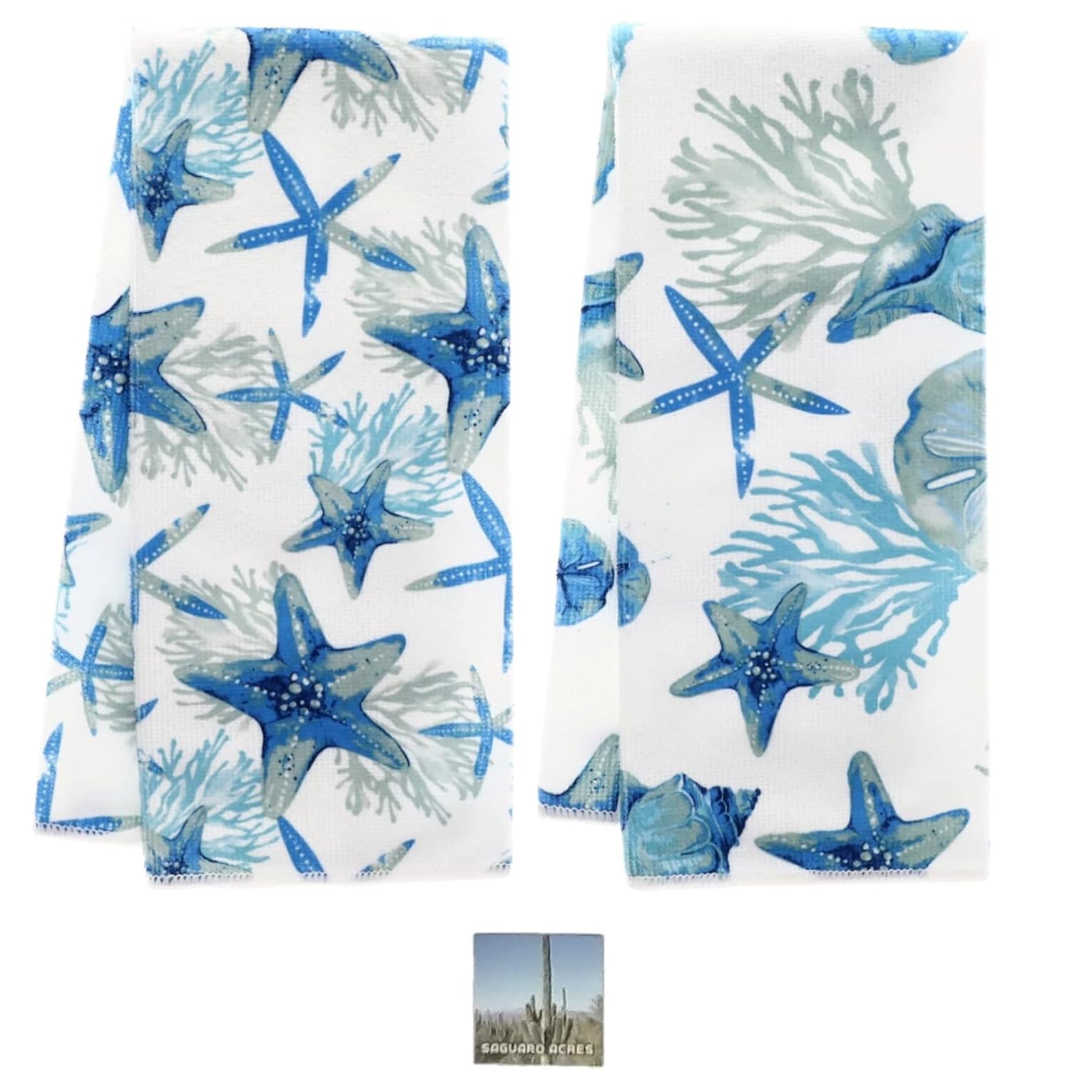 Generic Hand Towel Set 2 Pack Decorate Your Kitchen D  Cor - Home D  Cor -Bath Towels Kitchen Linens And Saguaro Acres Magnet (S