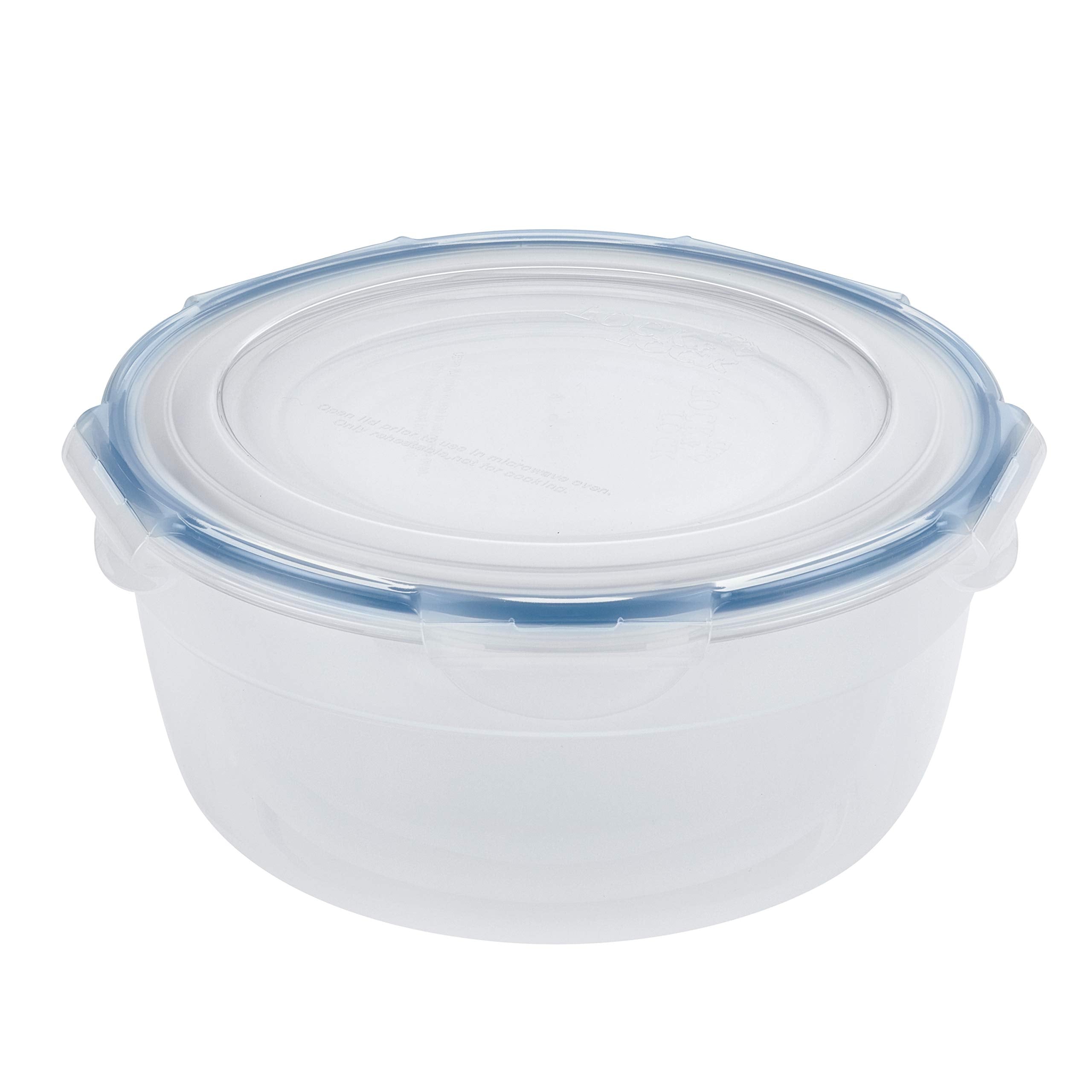 Locknlock Easy Essentials Food Storage Lids/Airtight Containers/Stackable, Bpa Free, 6 Piece, Clear