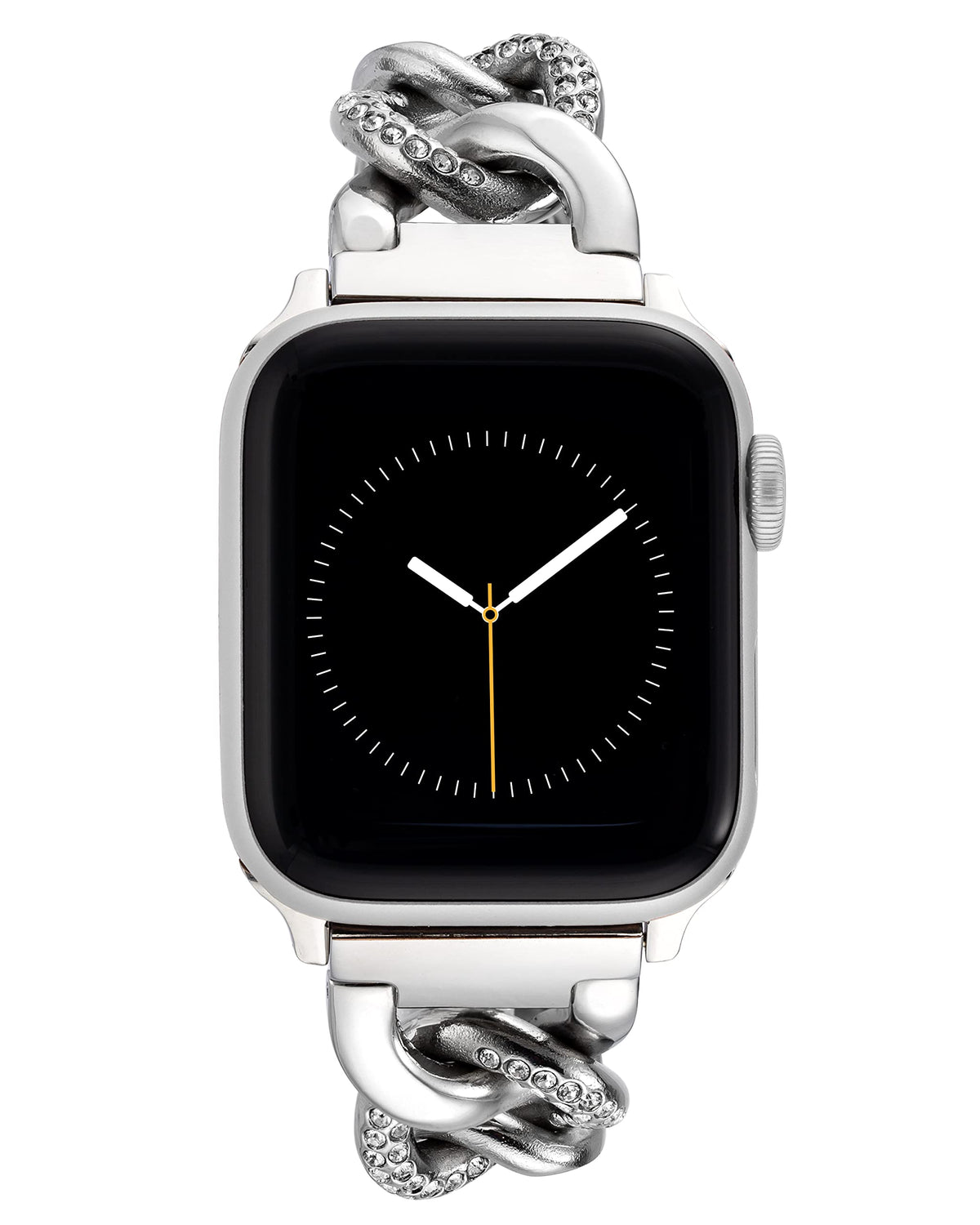 Anne Klein Fashion Chain Bracelet For Apple Watch, Secure, Adjustable, Apple Watch Replacement Band, Fits Most Wrists (424445Mm,