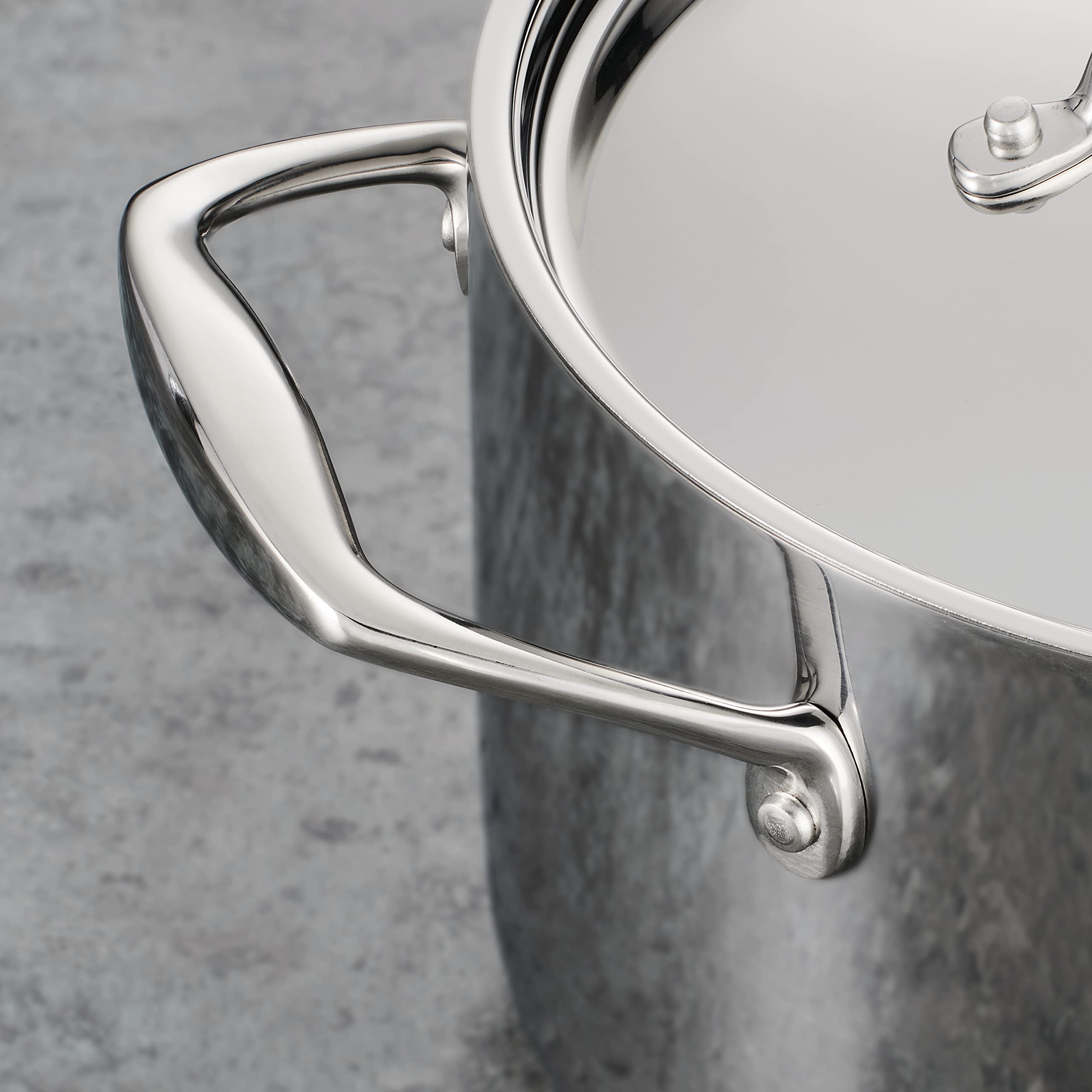 Tramontina Tri-Ply Clad Stainless Steel 3-Quart Braiser Pan With Lid, Induction-Ready, Dishwasher-Safe, Nsf-Certified, Made In B