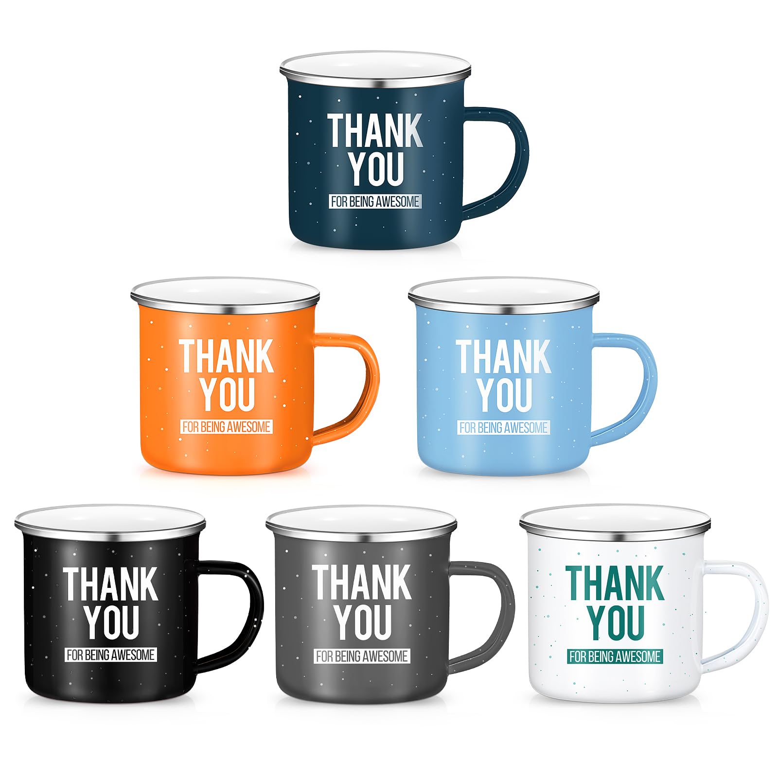 Sieral 6 Pcs Employee Appreciation Gift for Coworkers, Bulk Employee Thank You Gifts, Office Appreciation Gifts 12 oz Coworker C