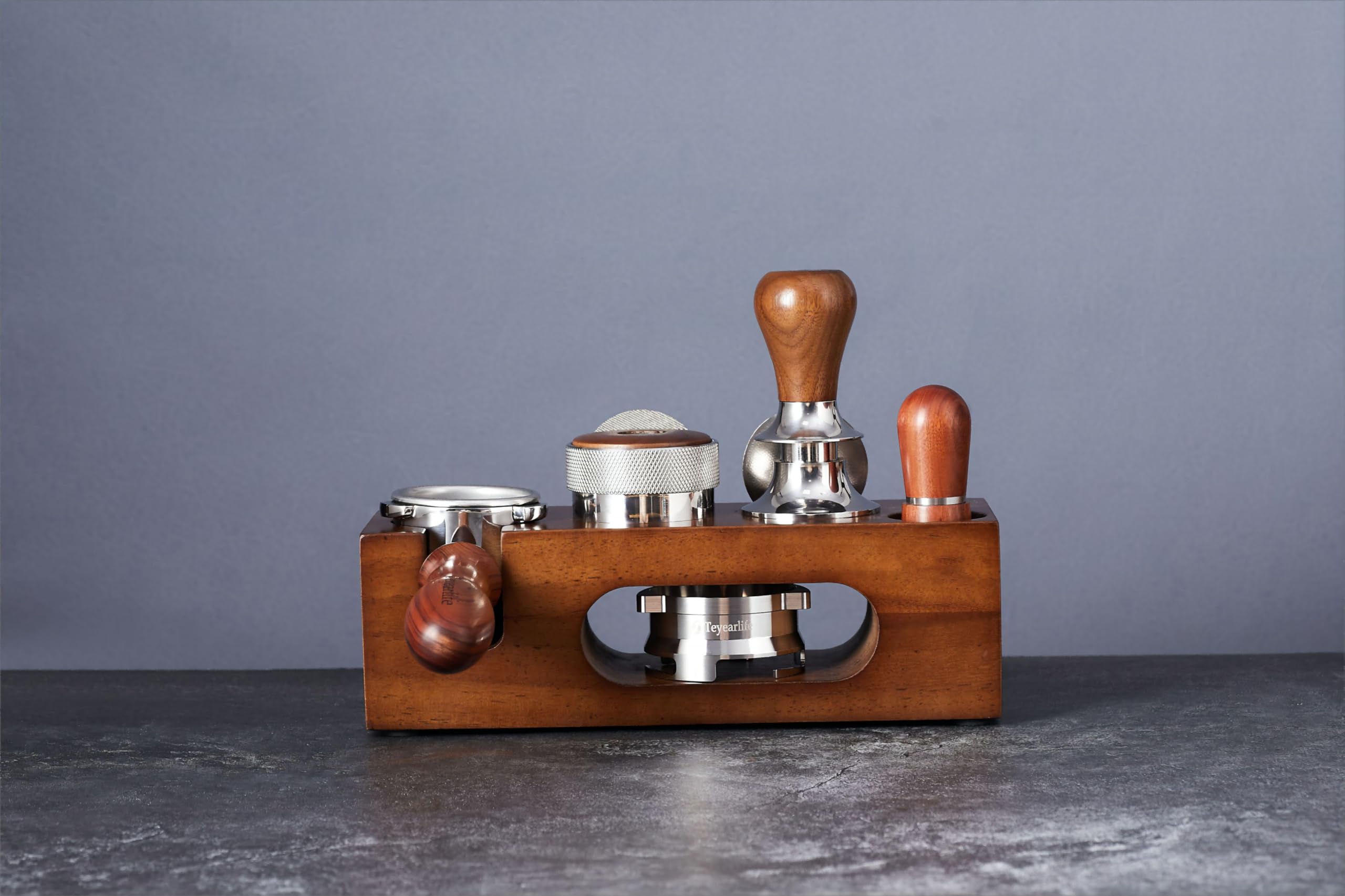 Teyearlife Espresso Tamping Station Called Coffee Tamper Station Fit 51 To 54Mm Espresso Accessories The Tamper Holder Or Organi