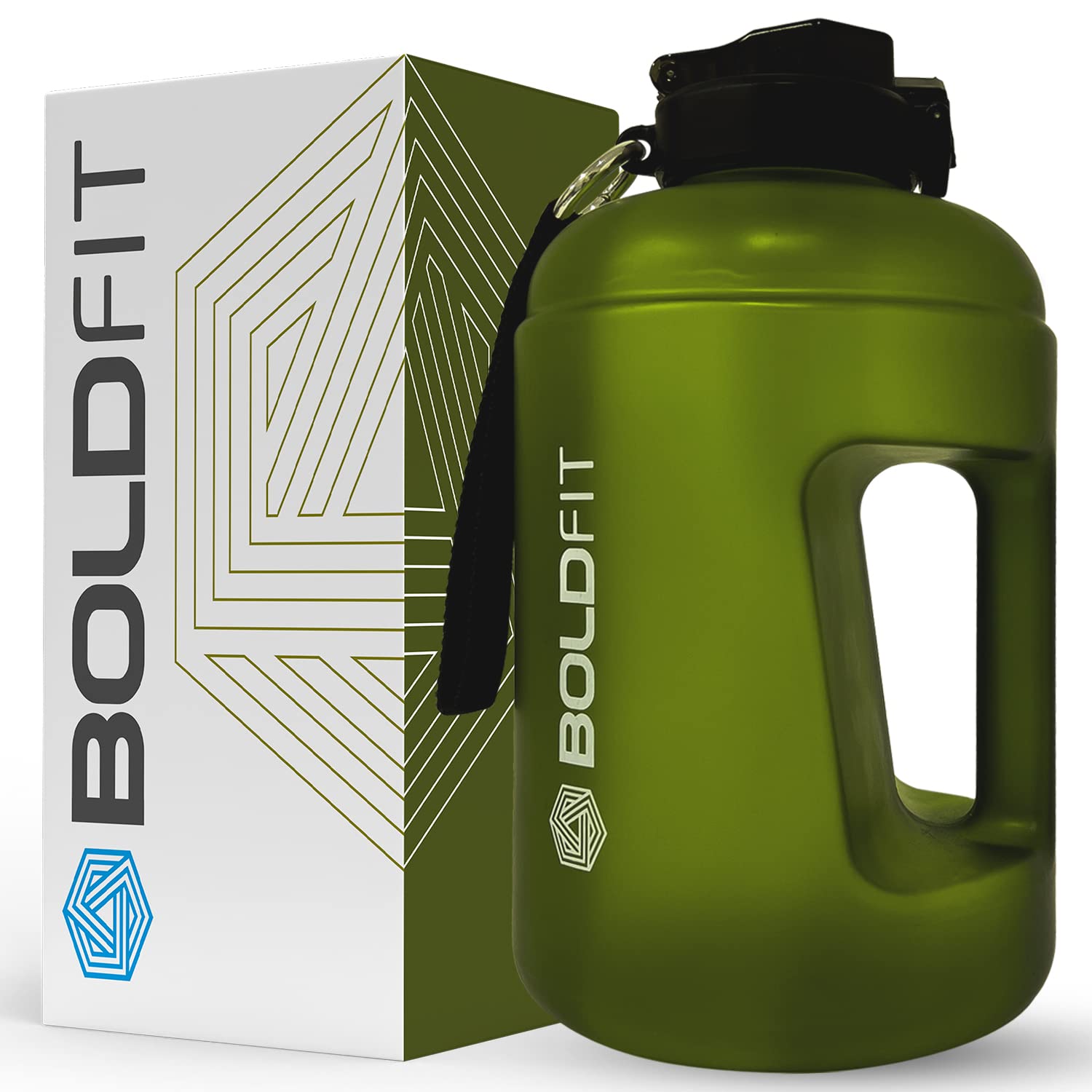 Boldfit Gym Gallon Water Bottle, 2. 2 Litre Bottle For Gym Workout, Motivational Sipper Gallons For Adults, Water Bottles 2 + Lt
