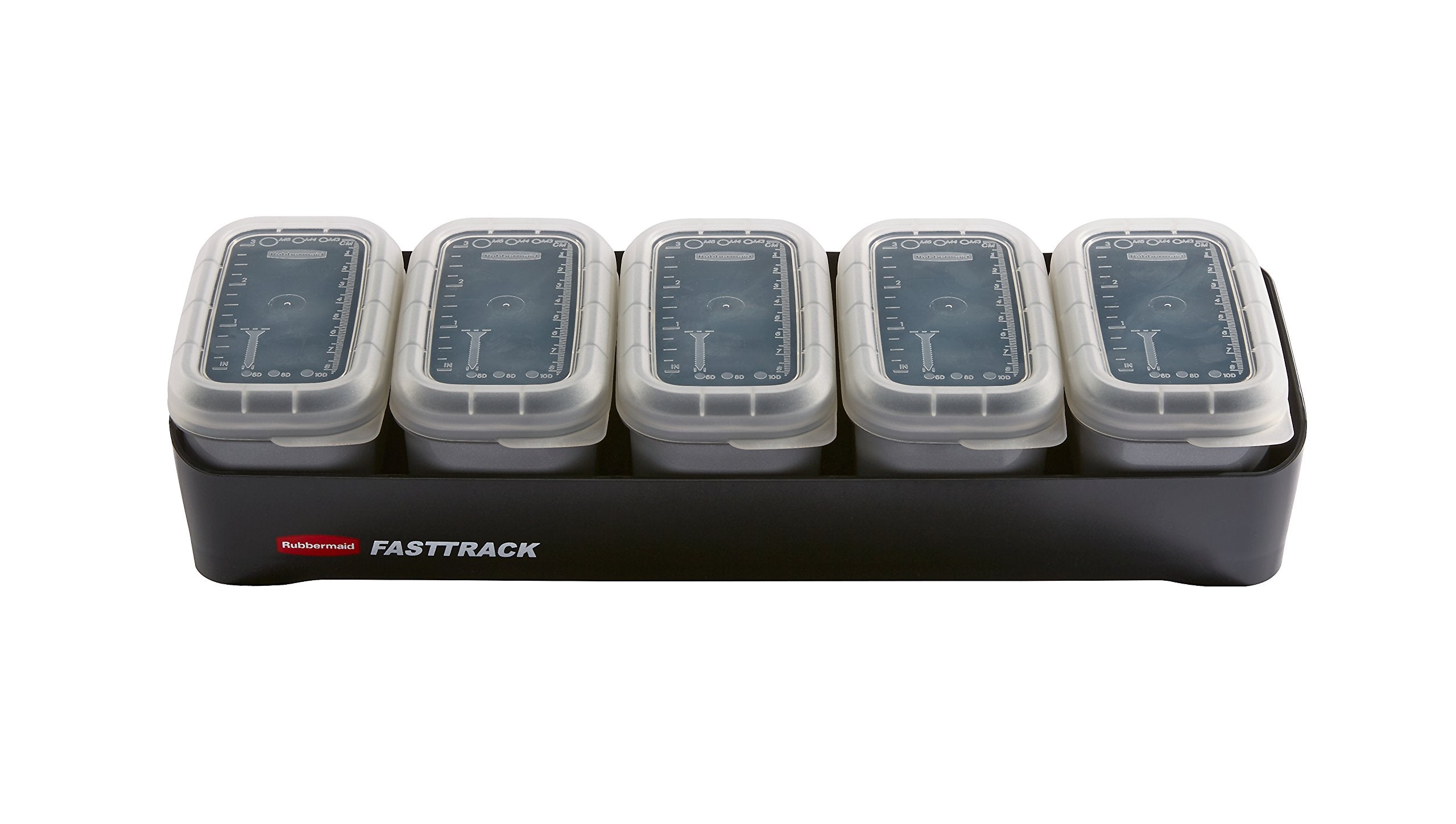 Rubbermaid Fasttrack Rail Bench Blox Kit, Garage Organization System For Tools, Cleaning Supplies, Space Saving