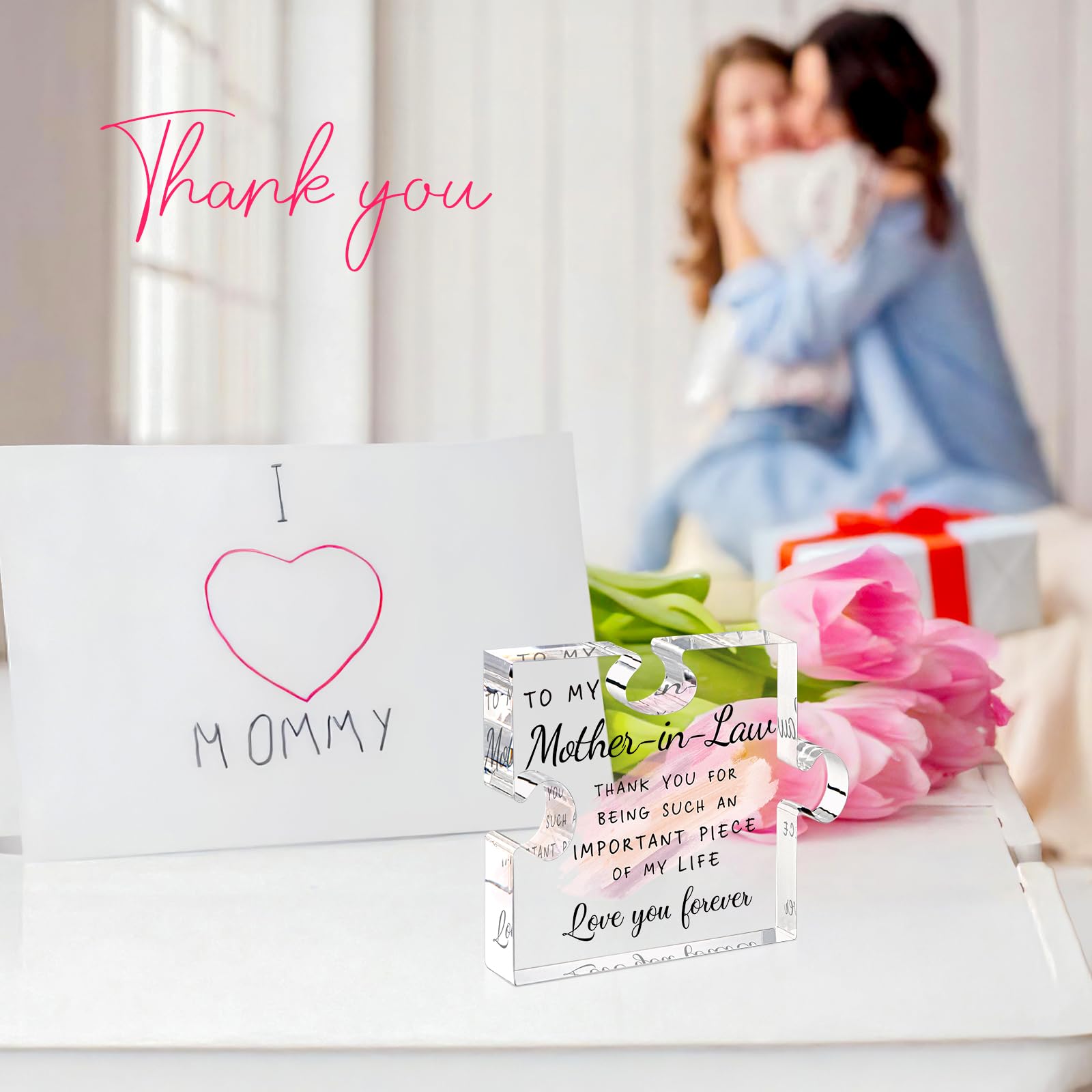LukieJac Mother in Law Gifts from Daughter in Law - Gifts for Mother in Law Mothers Day for Mother of The Groom Bride Best Mom P
