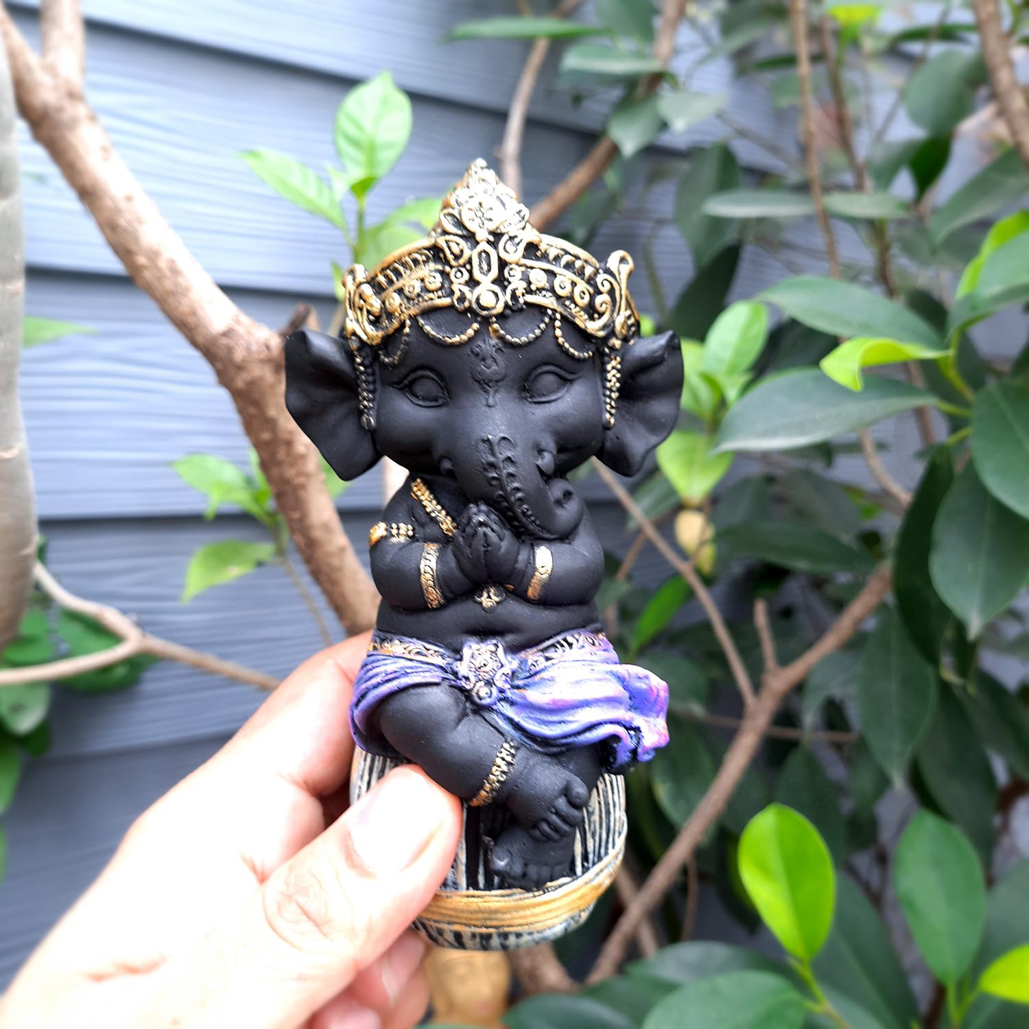 Apka Mart The Online Shop Ganesh Idol Statue | Baby Ganesha Murti - For Car, Home Decor, Pooja Room, Diwali Decoration & Gift -