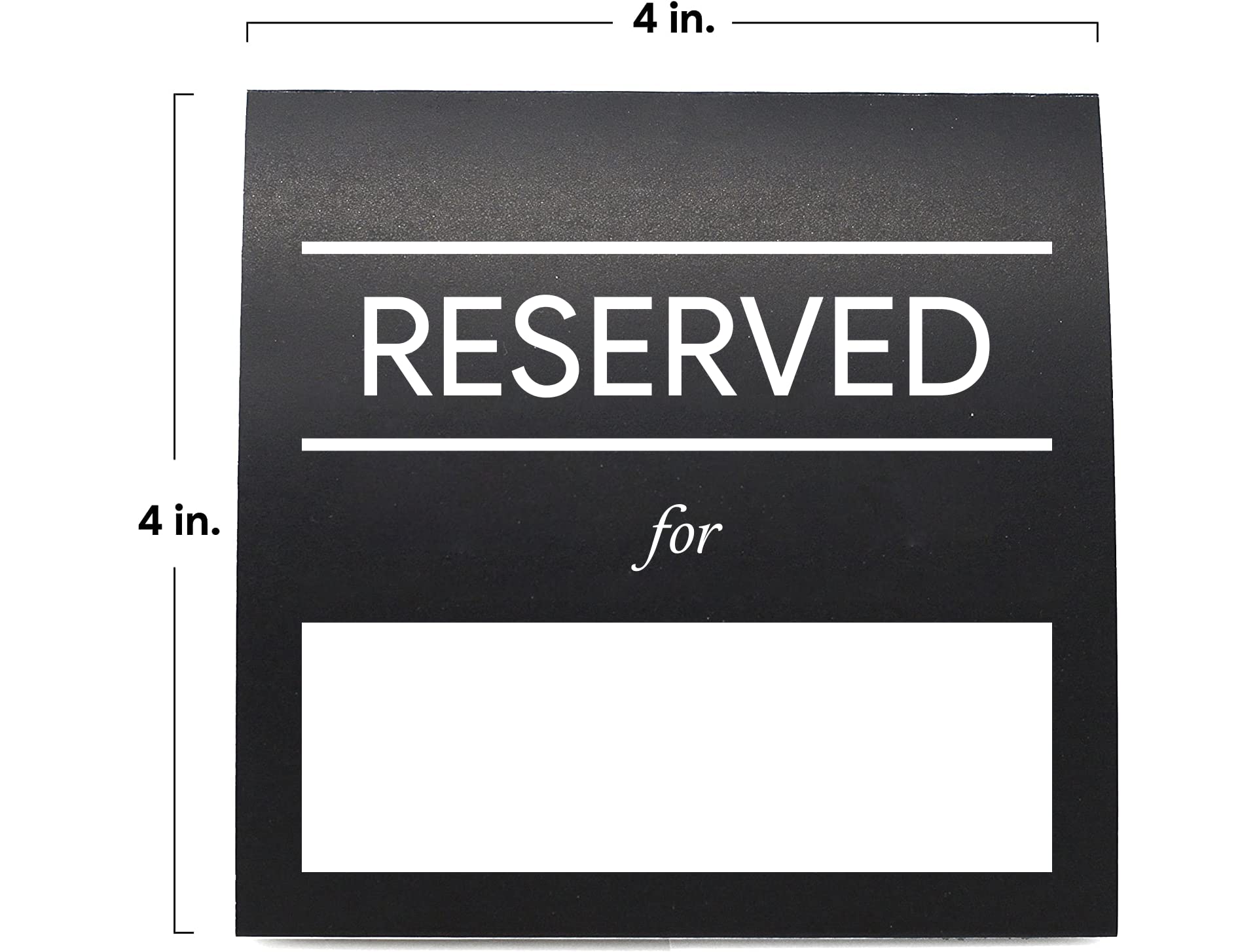 Reserved For Table Signs 20 Pack | Table Tent Place Cards For Weddings, Restaurants, Events