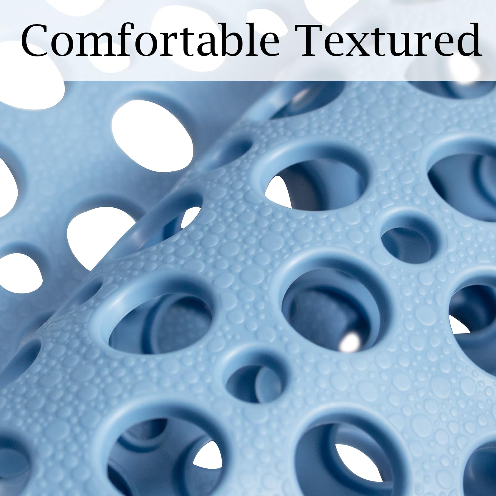 Tiamo Extra Large Shower Mat Non Slip,47 * 31 Inch Bathtub Mat For Shower With Big Suction Cups,Oversized Anti Slip Bath/Shower