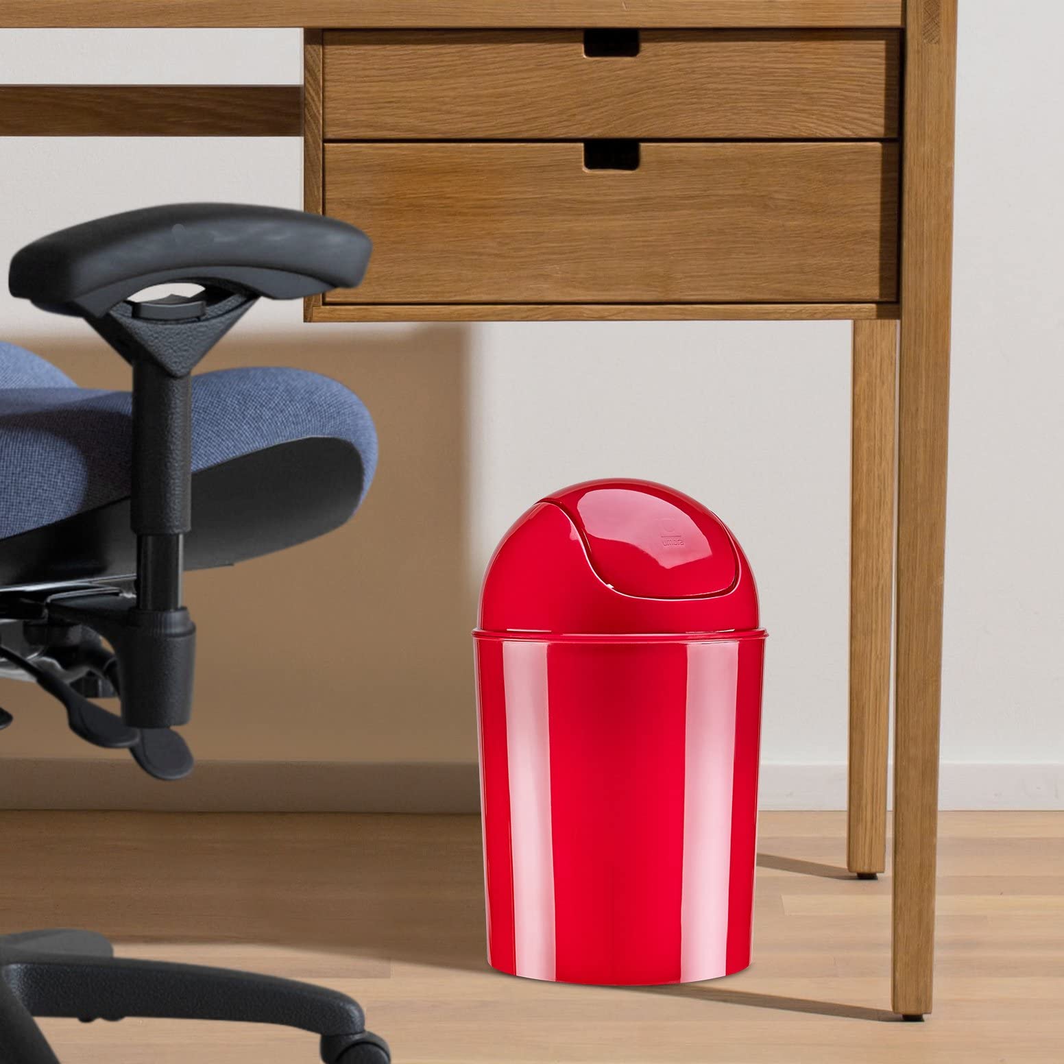 Umbra Mini Waste Can  1.25 Gallon with Swing Lid (Yellow)