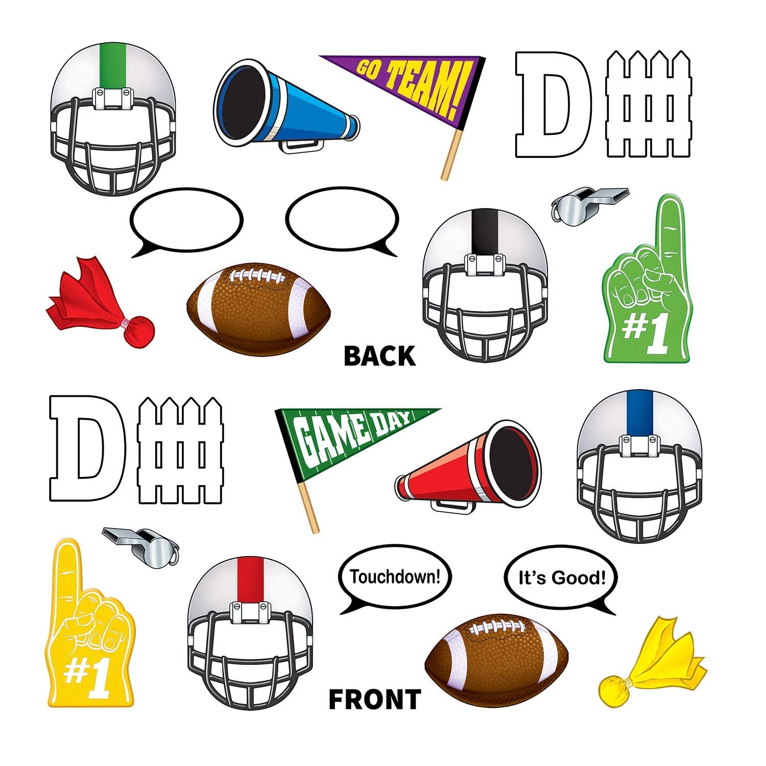 Football Photo Fun Signs