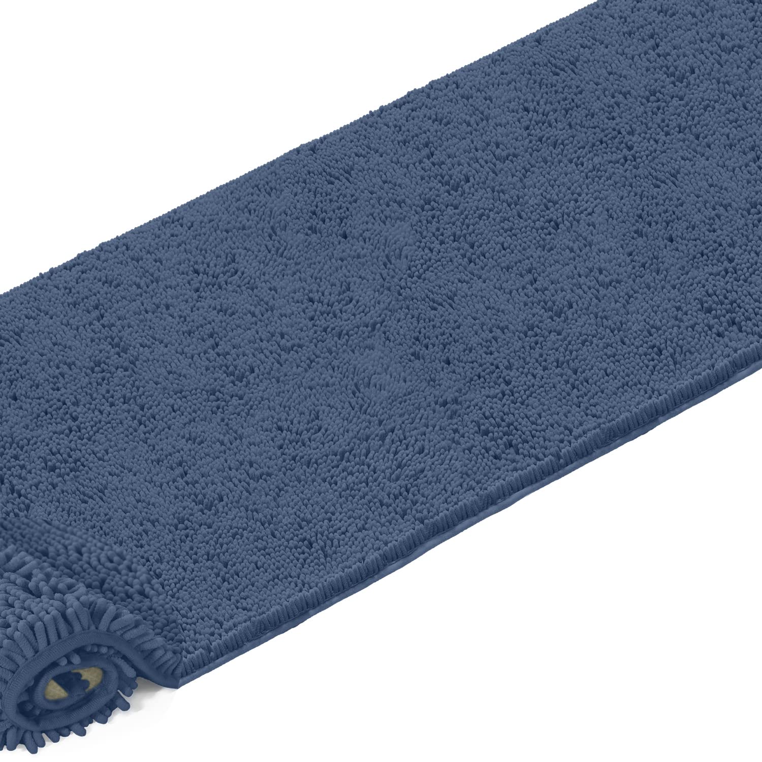 Luxurux Runner Bath Mat-Extra-Soft Plush Bath Shower Bathroom Rug,1 ' ' Chenille Microfiber Material, Super Absorbent Shaggy Bat