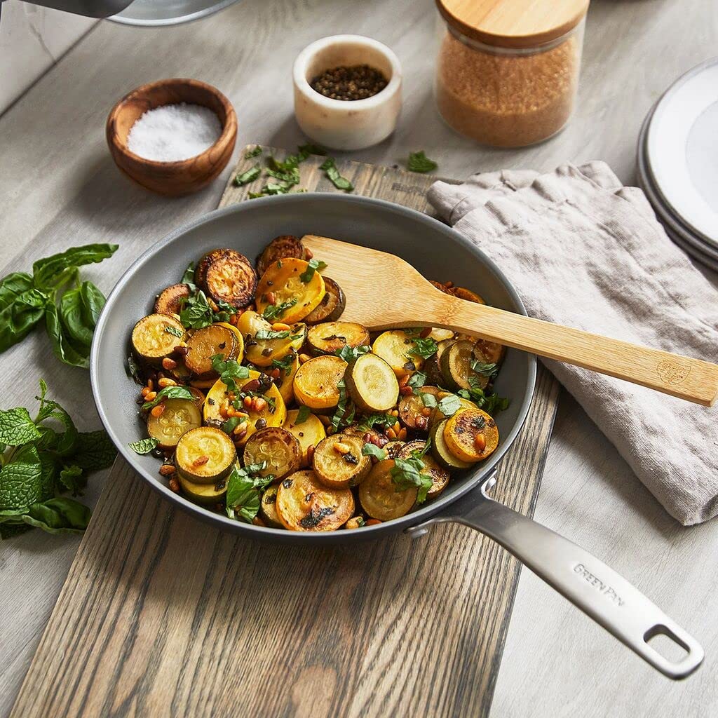 Greenpan Chatham Hard Anodized Healthy Ceramic Nonstick, 8 Frying Pan Skillet, Pfas-Free, Dishwasher Safe, Oven Safe, Gray