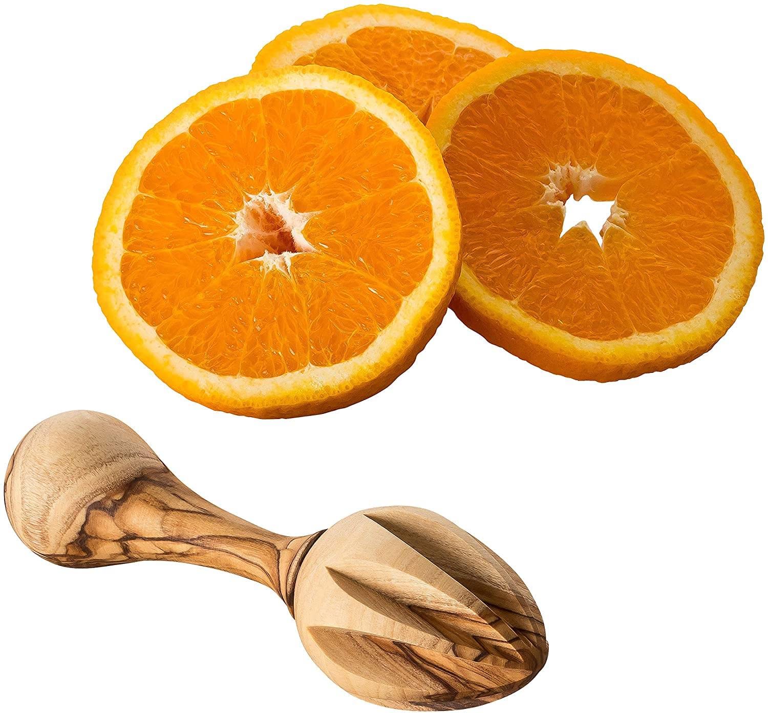 Quality Olive Wood Lemon Squeezer/Orange Juice Reamer/Citrus Juicer