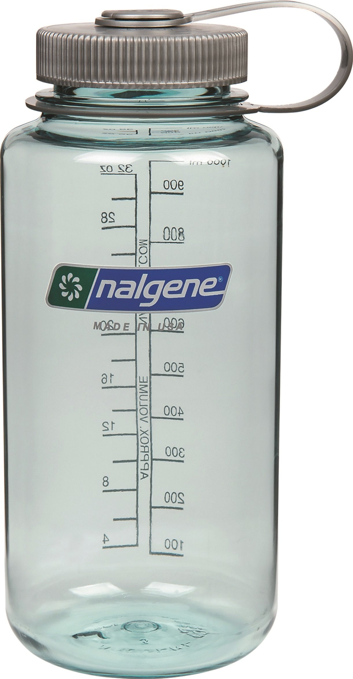 Nalgene Tritan Wide Mouth BPA-Free Water Bottle, Seafoam, 32-Ounces