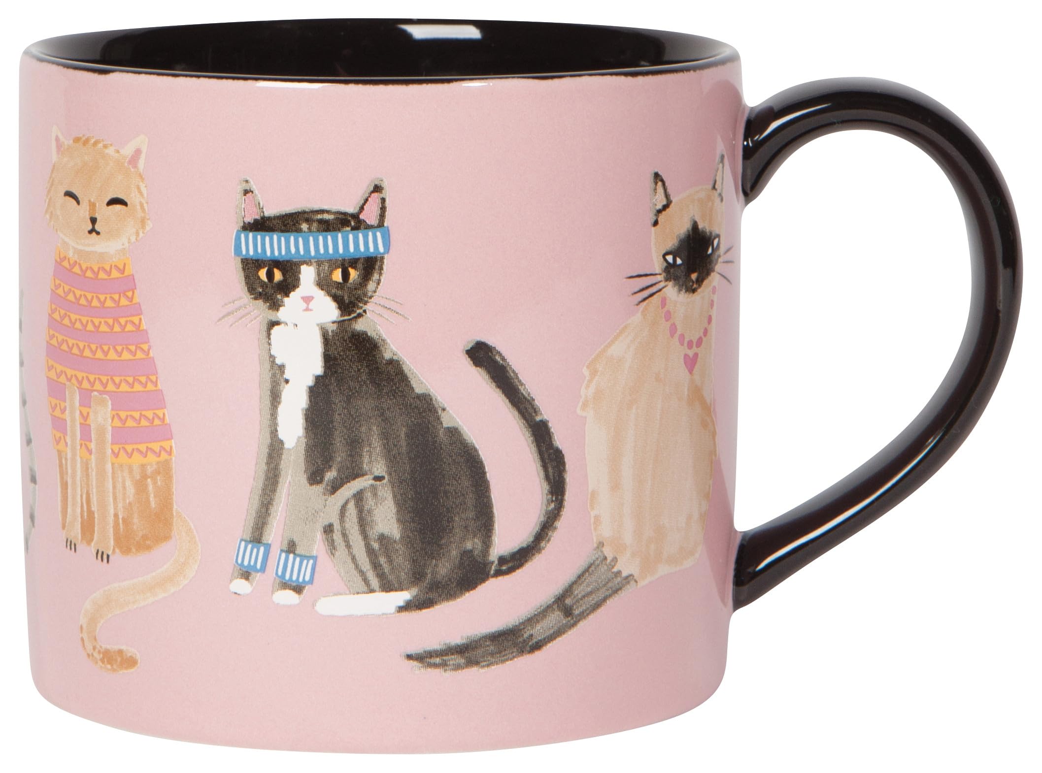 Jubilee Feline Fine Stoneware Mug In A Box, 14 oz